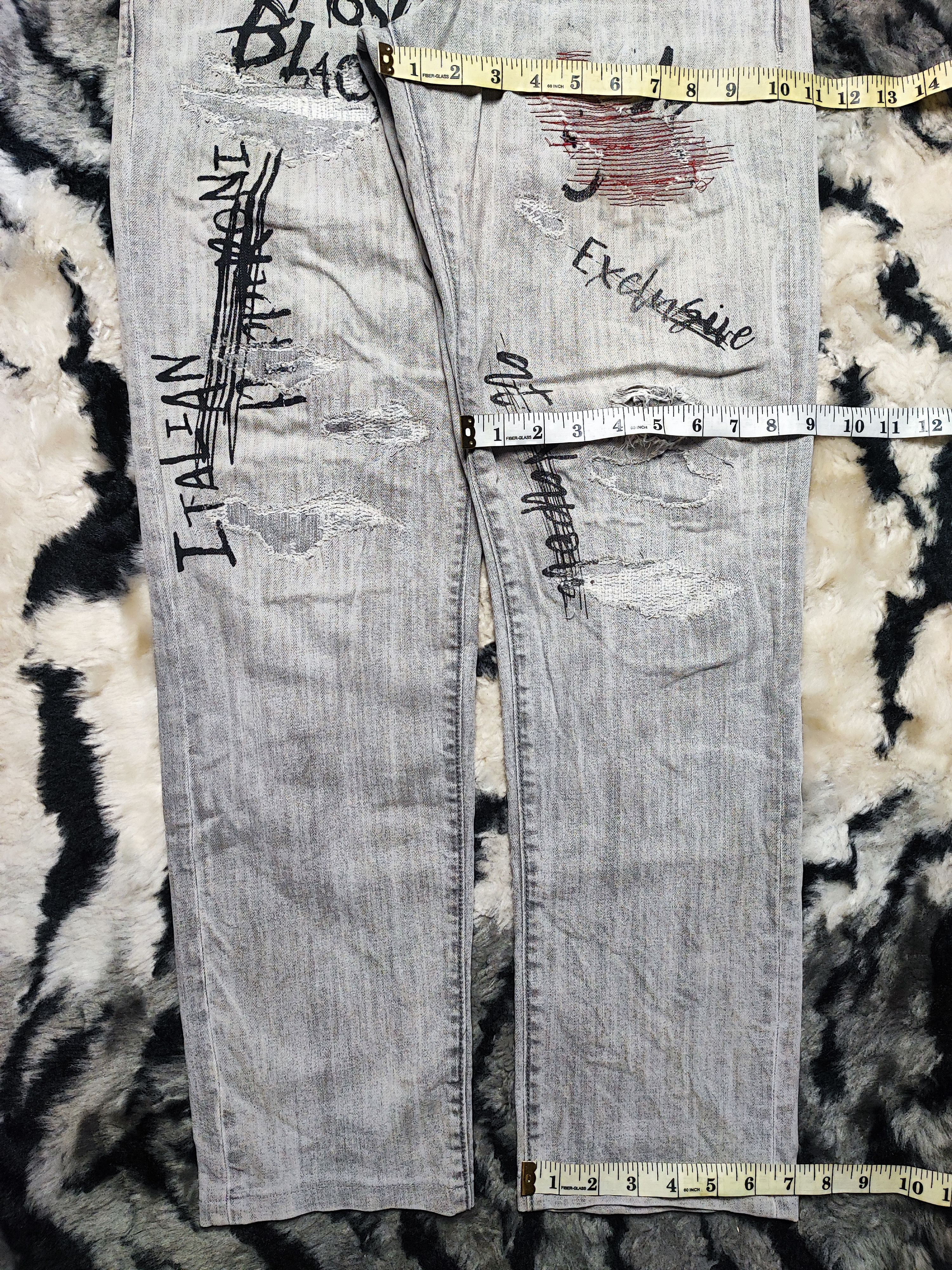 Ksubi Thrashed Distressed Jeans ERD Grunge Chrome Size US 30 / EU 46 - 4 Thumbnail