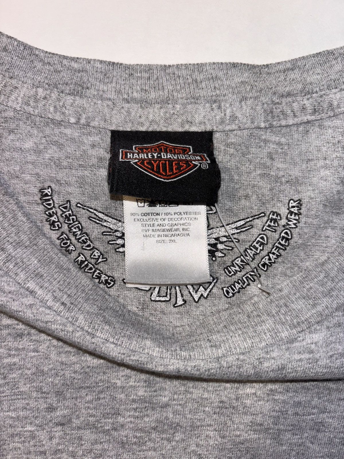 Harley Davidson Vtg Harley Davidson Motorcycle Freedom Indiana Long Sleeve Size US XXL / EU 58 / 5 - 6 Thumbnail
