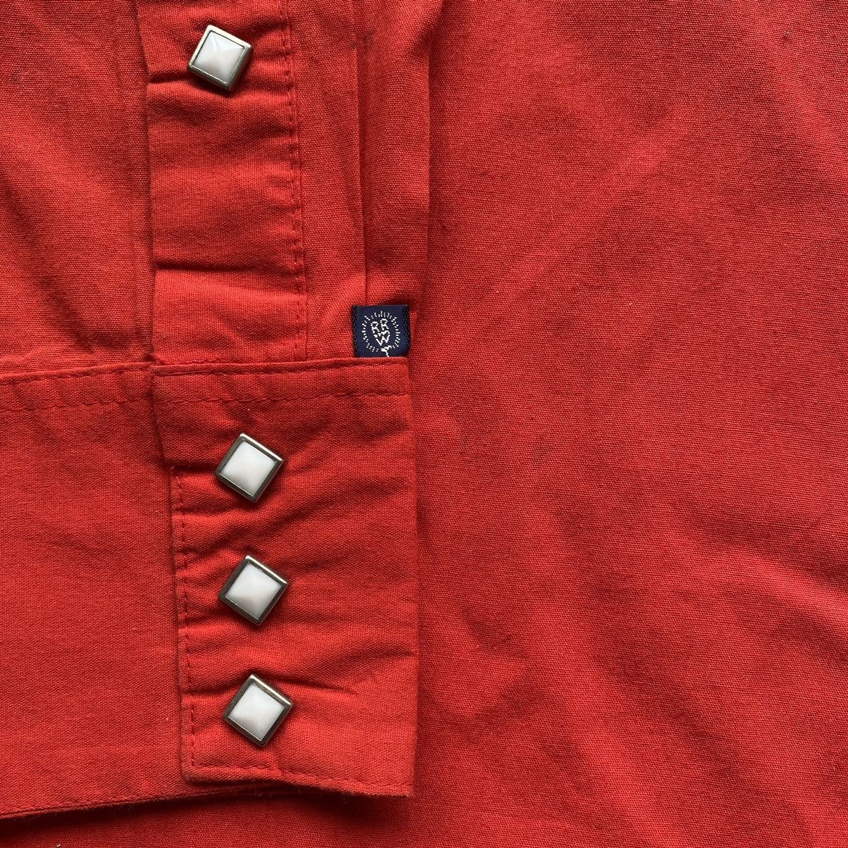 Rockmount Ranch Wear RED WESTERN SHIRT ROCKMOUNT RANCH WEAR 80s 1980s VINTAGE🔥 Size US XL / EU 56 / 4 - 4 Thumbnail