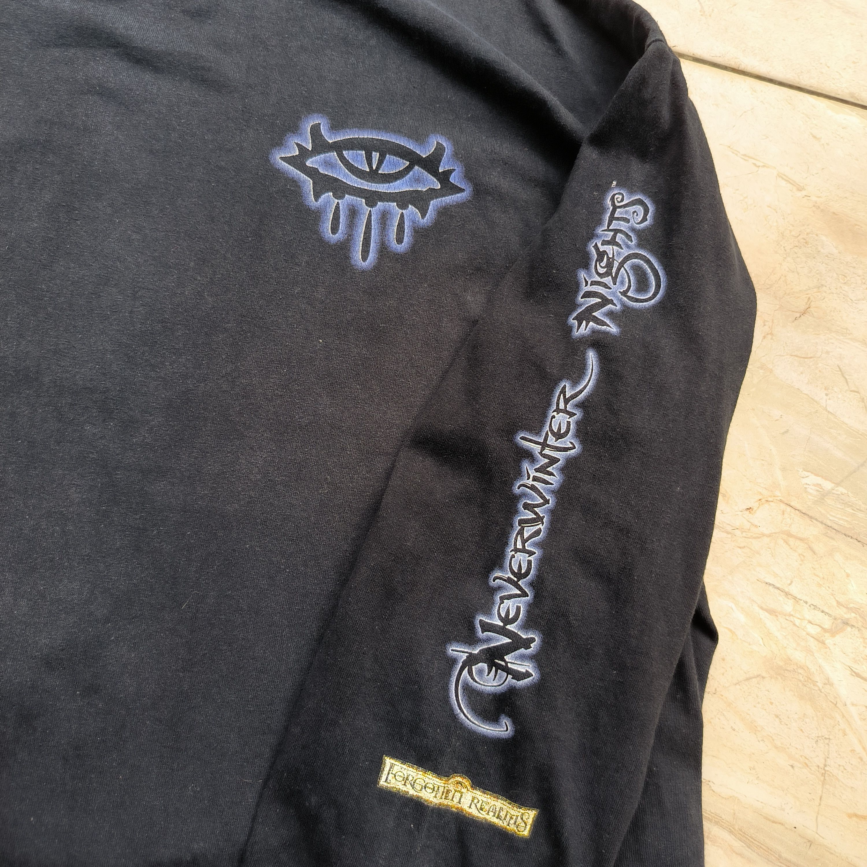 Vintage Vintage 2000s Neverwinter Nights Video Game Promo Shirt Size US XL / EU 56 / 4 - 2 Thumbnail