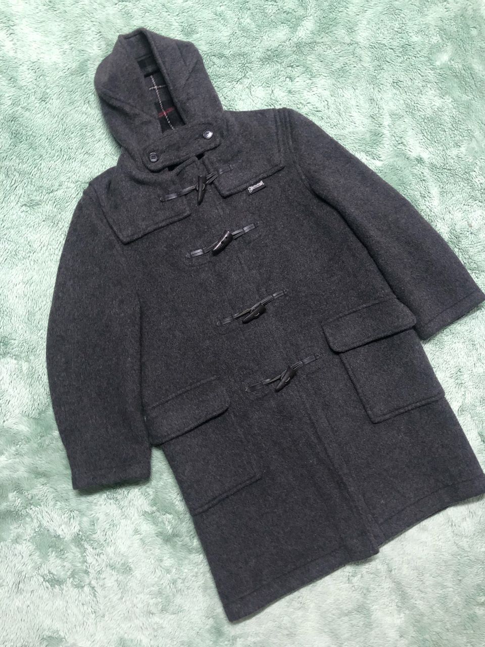 Gloverall VINTAGE GLOVERALL WOOL DUFFLE COAT HOODED Size US S / EU 44-46 / 1 - 4 Thumbnail