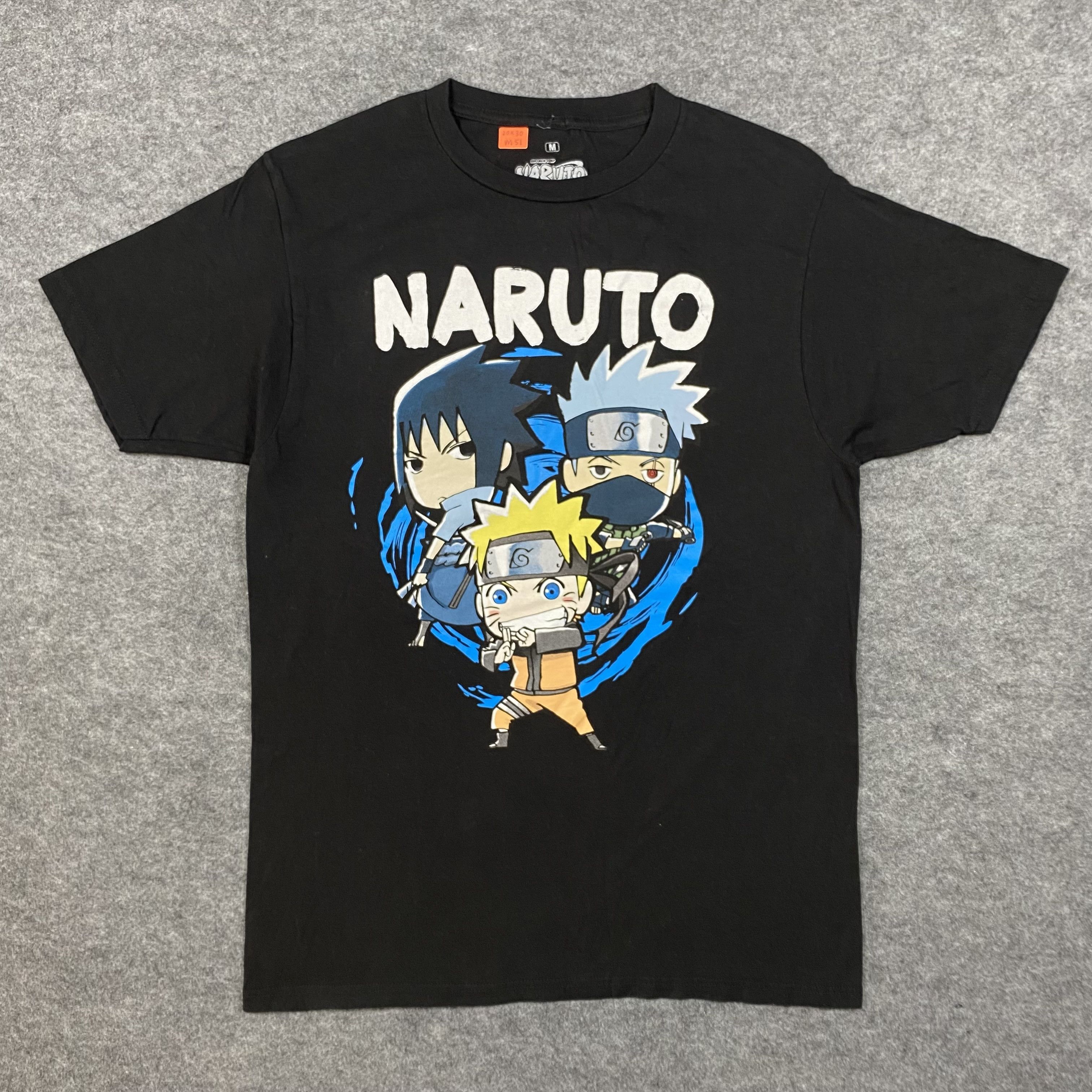 Anime Naruto Shippuden Anime Tee Ripple Junction Black Graphi-M051 Size US M / EU 48-50 / 2 - 1 Thumbnail