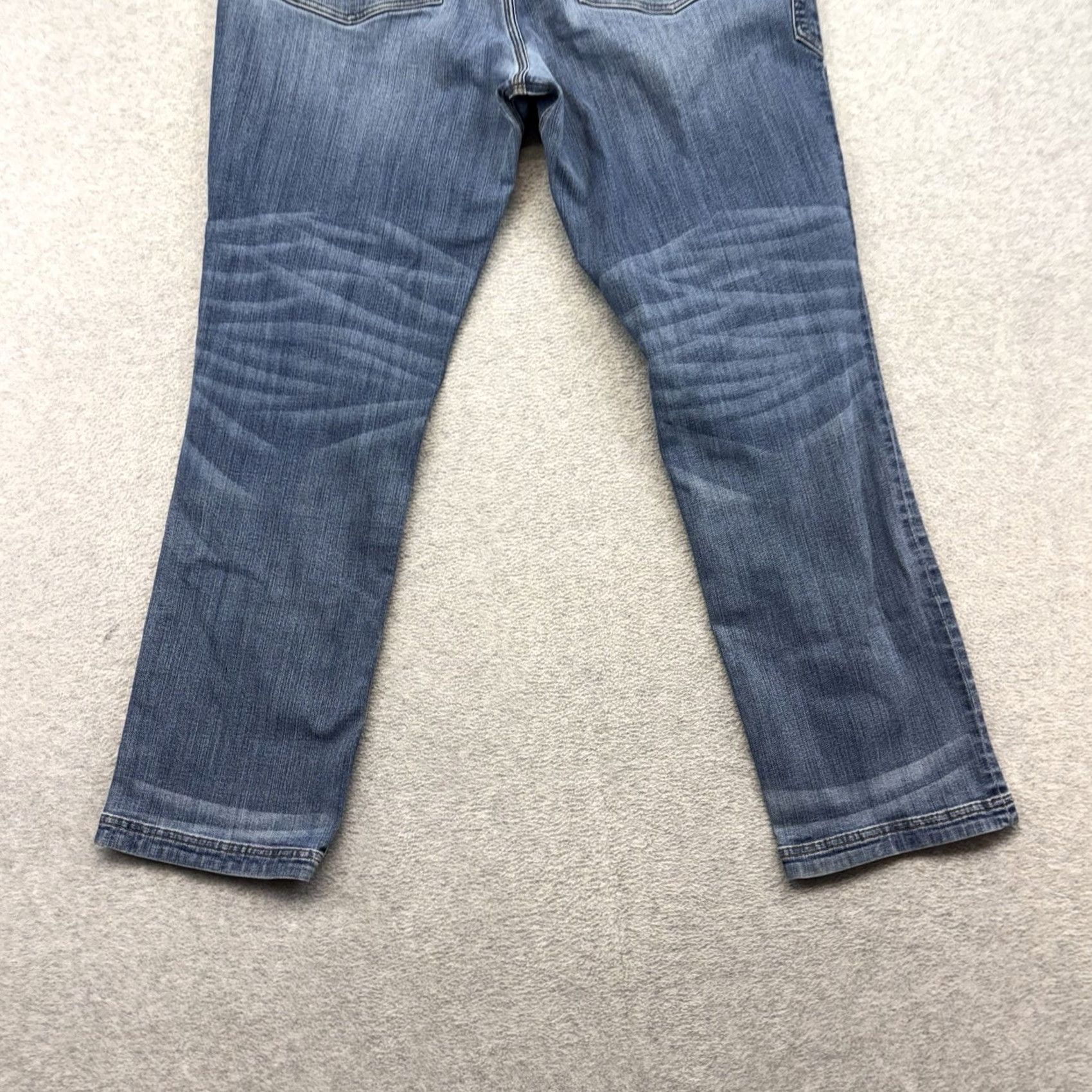 CO Duluth Jeans Mens 38x32 Blue Slim Fit Ballroom Double Flex Jean Size US 38 / EU 54 - 2 Thumbnail