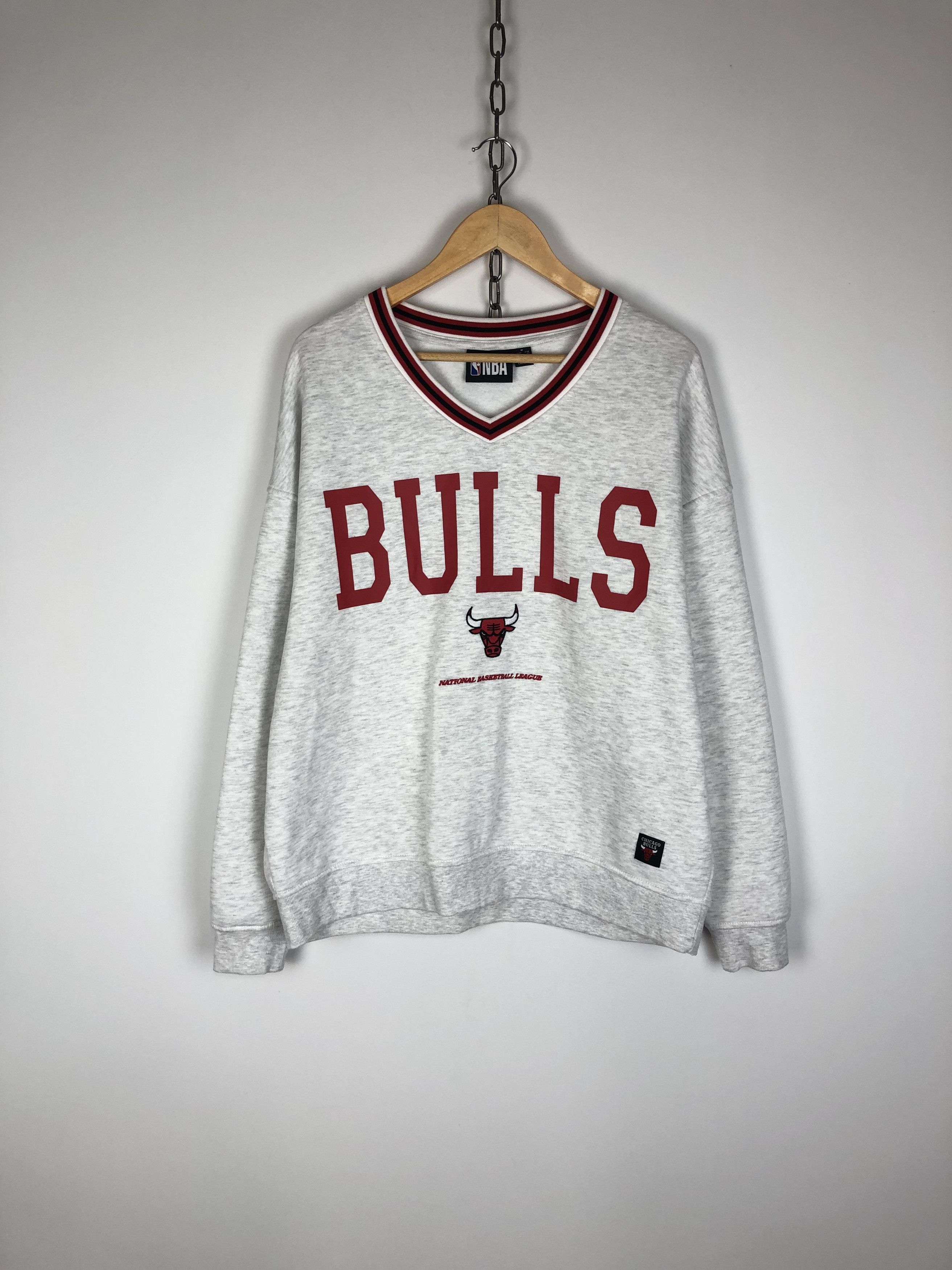 NBA NBA Chicago Bulls Sweatshirt Pullover Gray size M Size US M / EU 48-50 / 2 - 1 Thumbnail