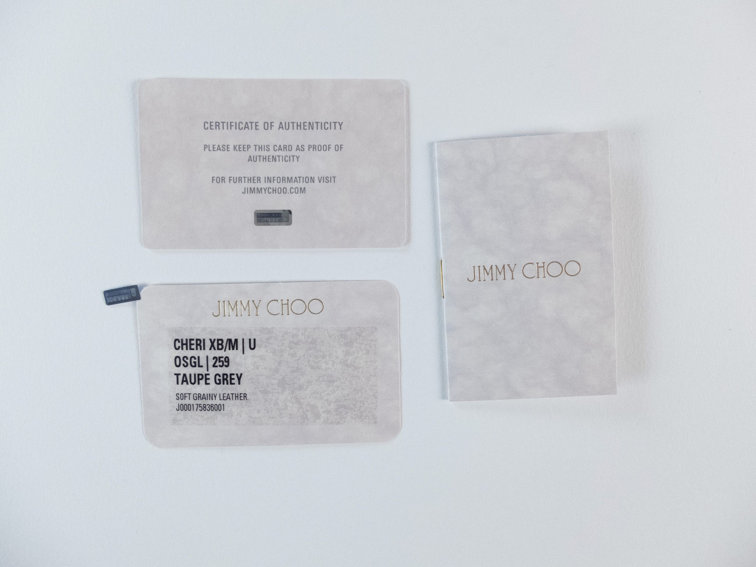 Jimmy Choo JIMMY CHOO Cheri taupe gray crossbody leather bag Size ONE SIZE - 12 Thumbnail