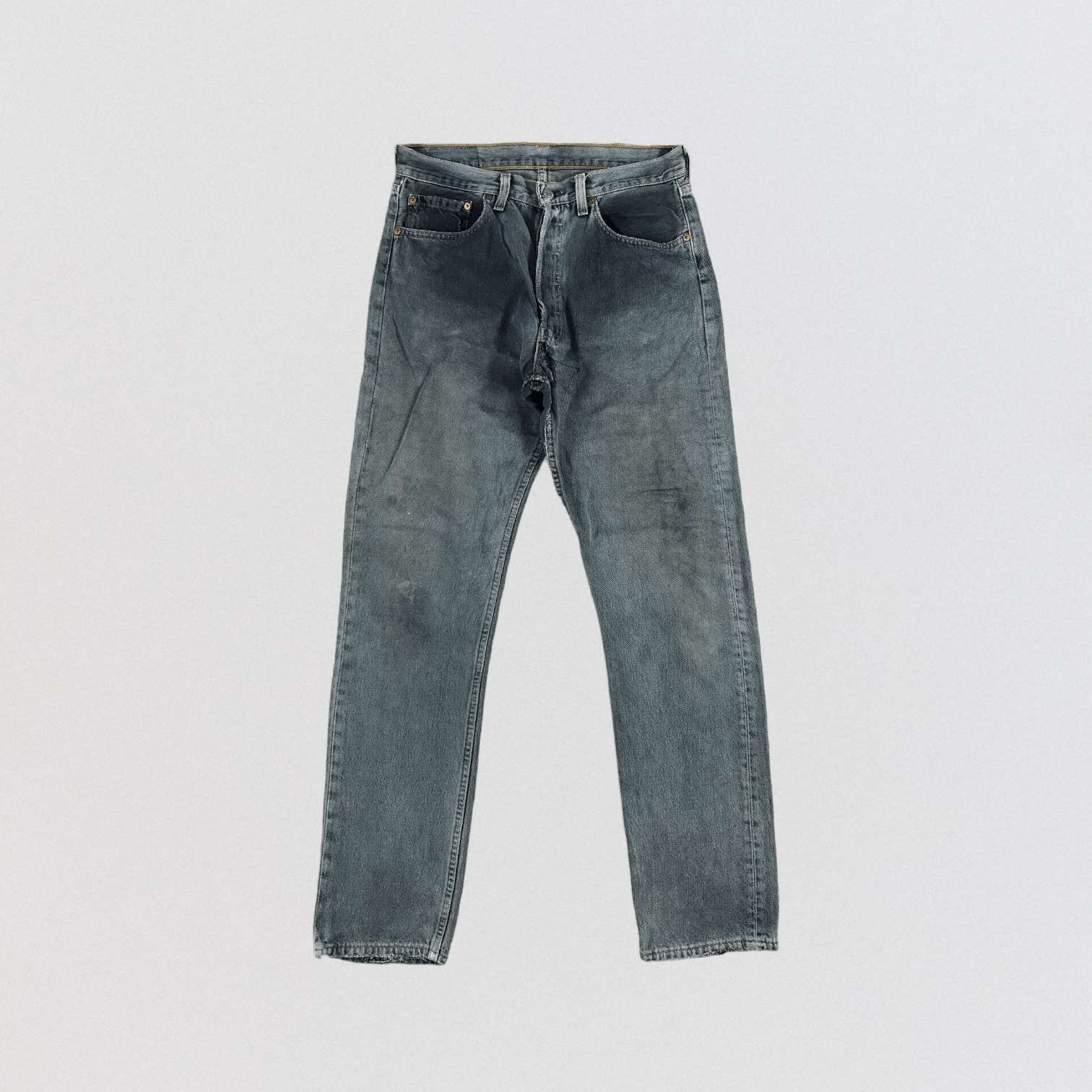 Levi's 90s Vintage Levis 501 Faded Black Jeans-JM2266 Size US 32 / EU 48 - 1 Thumbnail