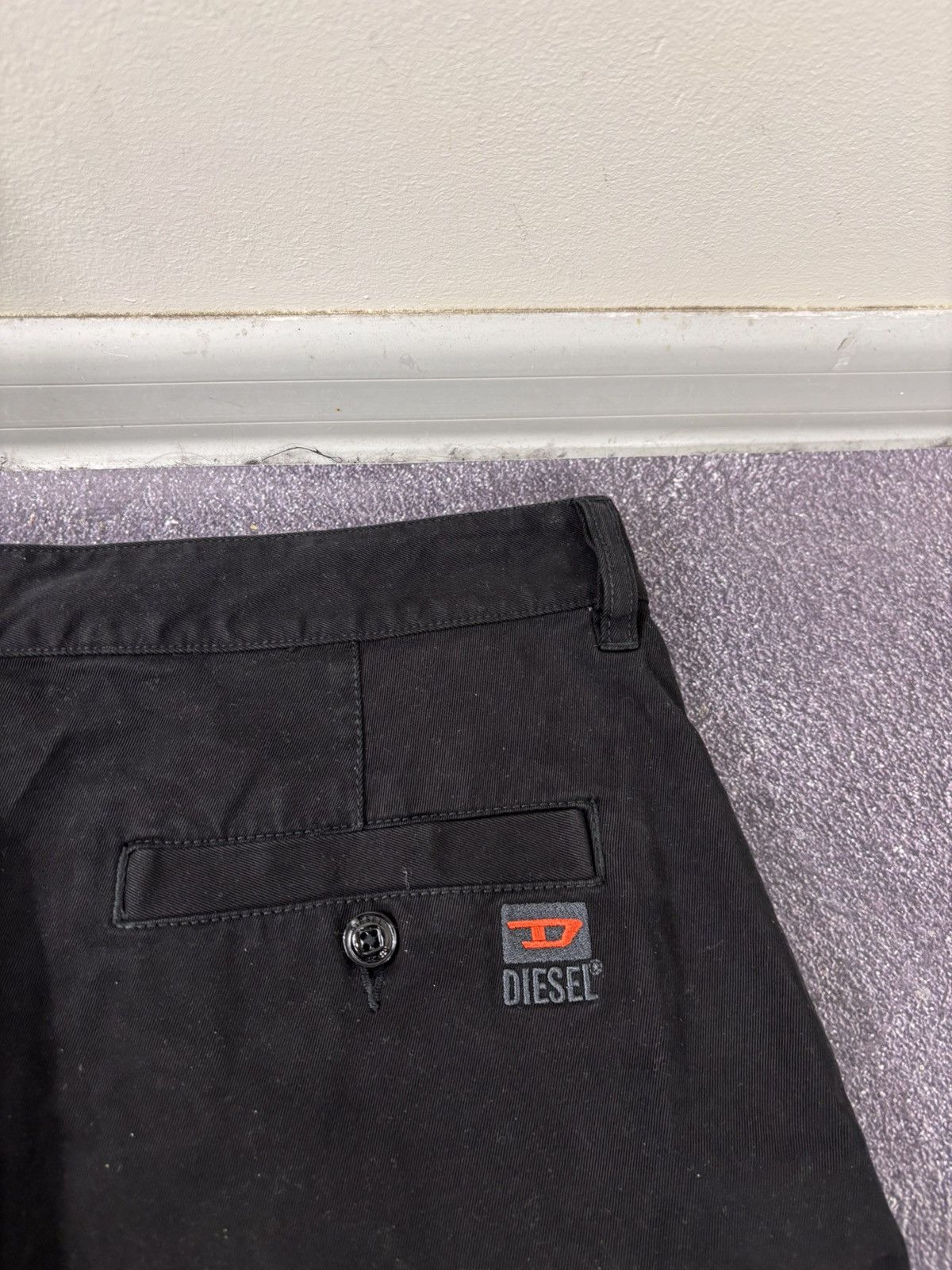 Diesel Diesel P-Cor NEW Men’s Black Utility Hype Cargo Shorts Size US 31 - 15 Thumbnail