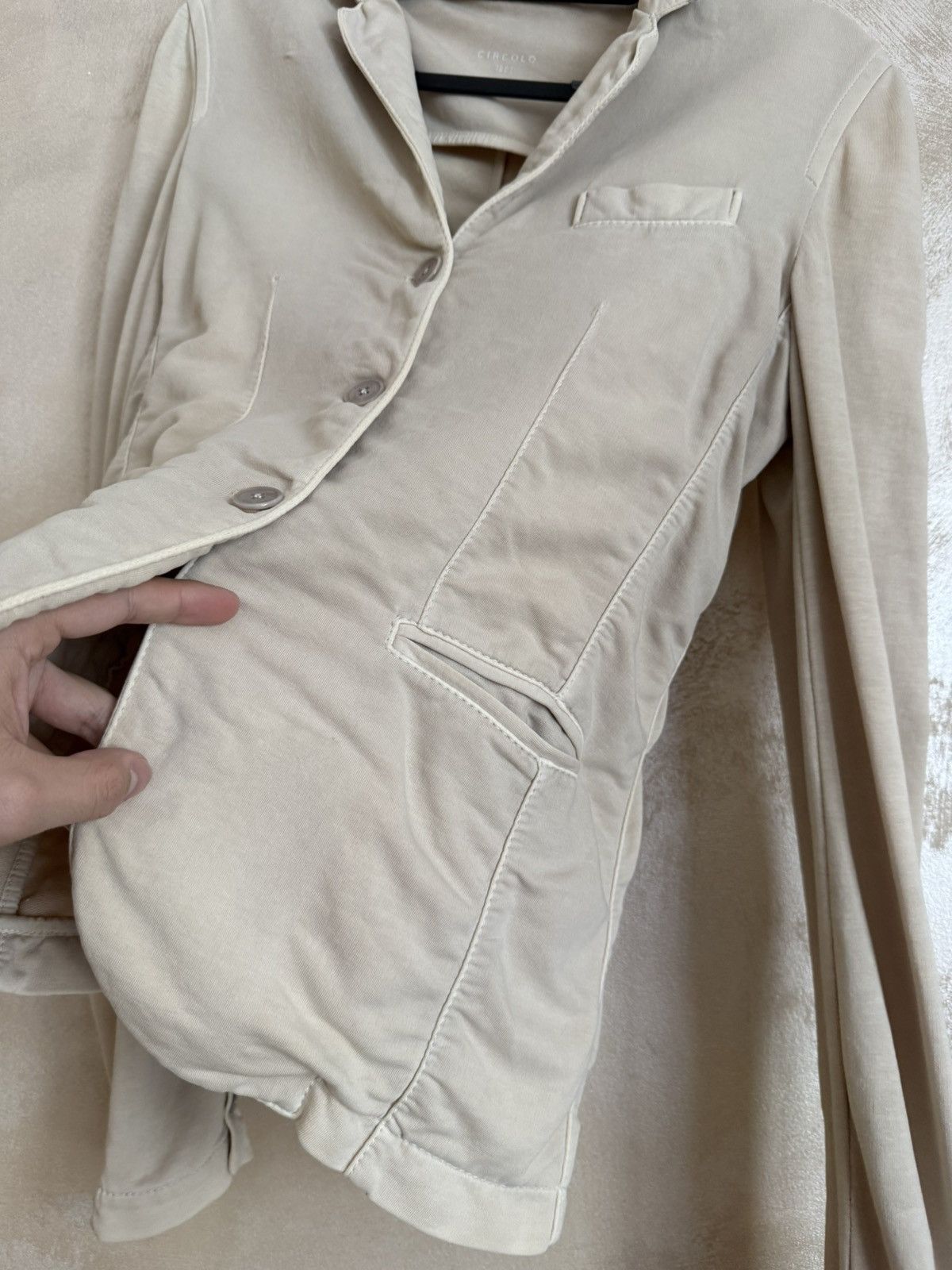 Circolo 1901 Circolo 1901 Womens Cotton Blazer Jacket Size 44 Size M / US 6-8 / IT 42-44 - 5 Thumbnail