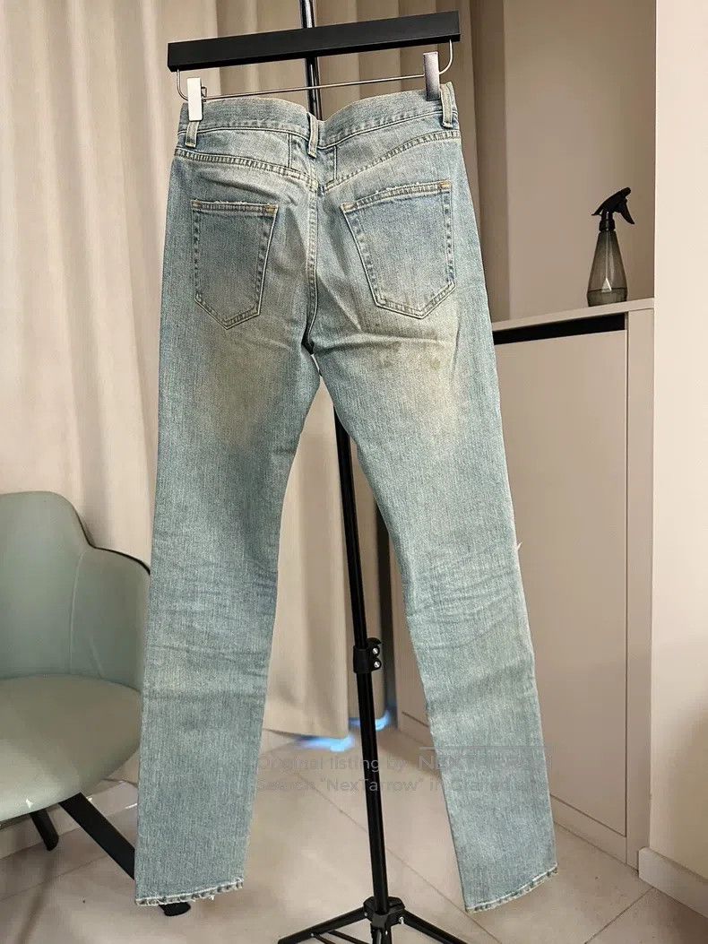 Saint Laurent Paris Saint Laurent Paris Double-knee cut jeans Size US 28 / EU 44 - 3 Thumbnail
