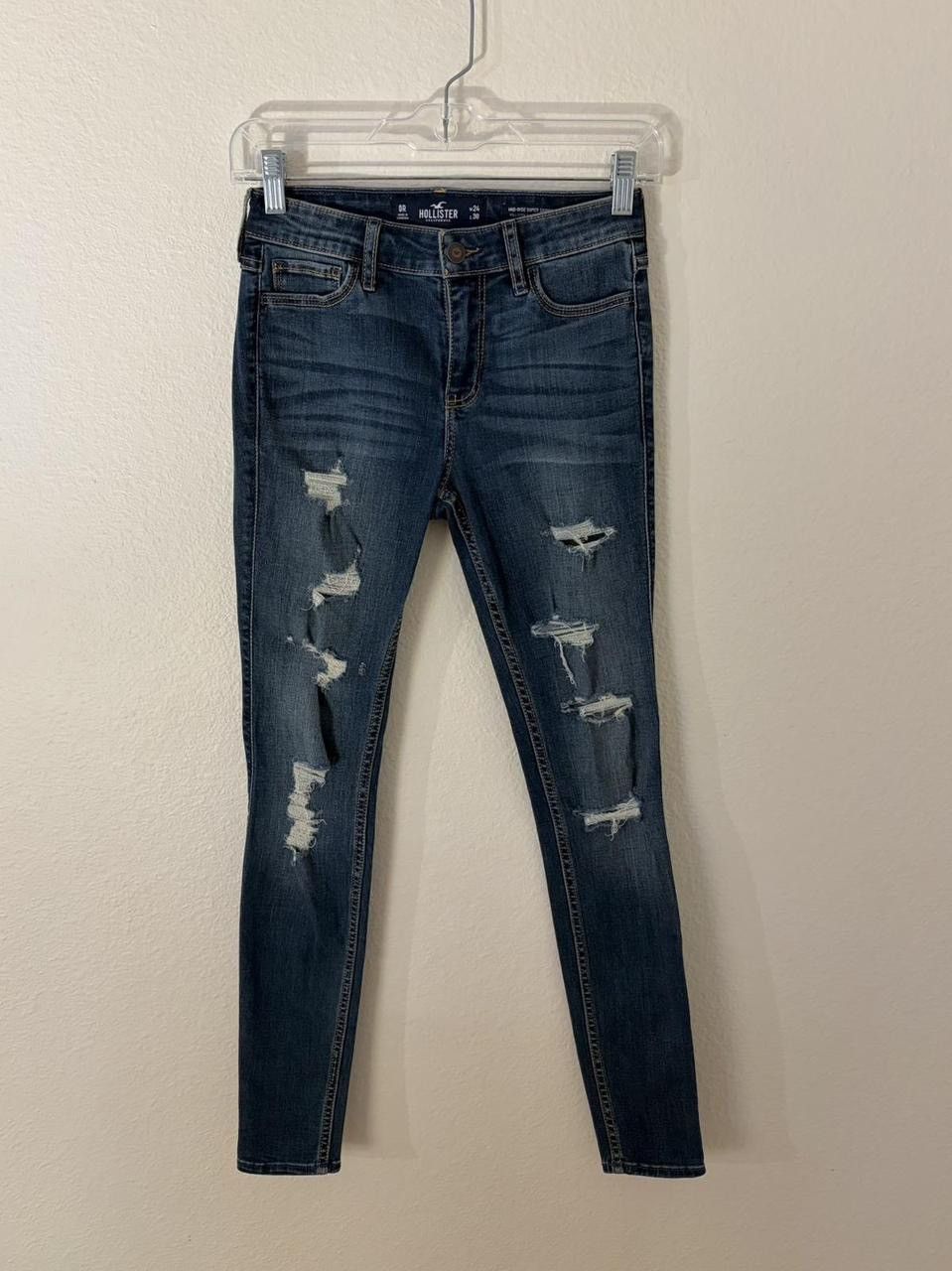 Hollister Hollister Co. mid-rise super skinny jeans Size 25" / US 0 / IT 36 - 1 Thumbnail