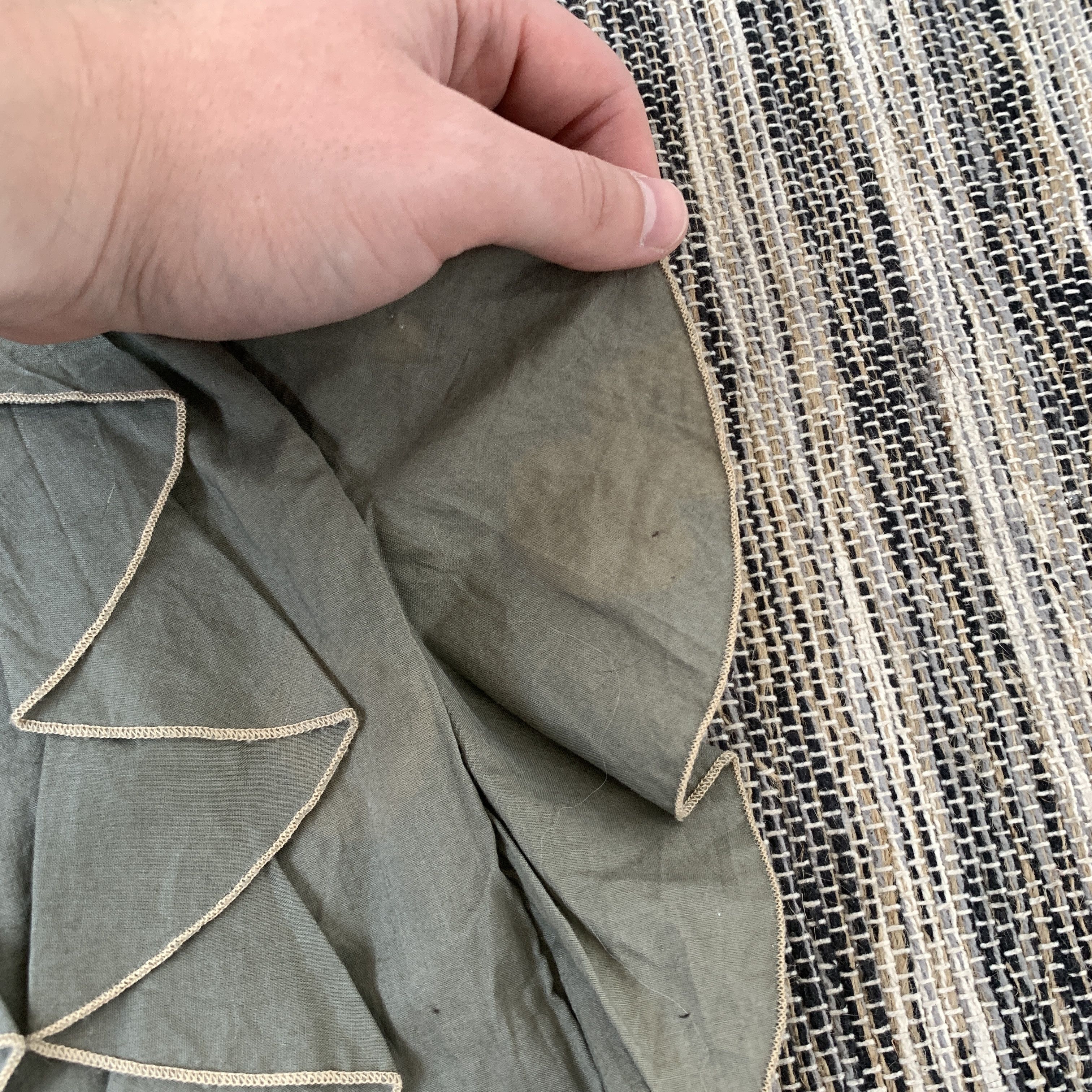 Japanese Brand Vintage Y2K Grunge Women's Khaki Olive Mini Skirt Size 27" / US 4 / IT 40 - 9 Thumbnail
