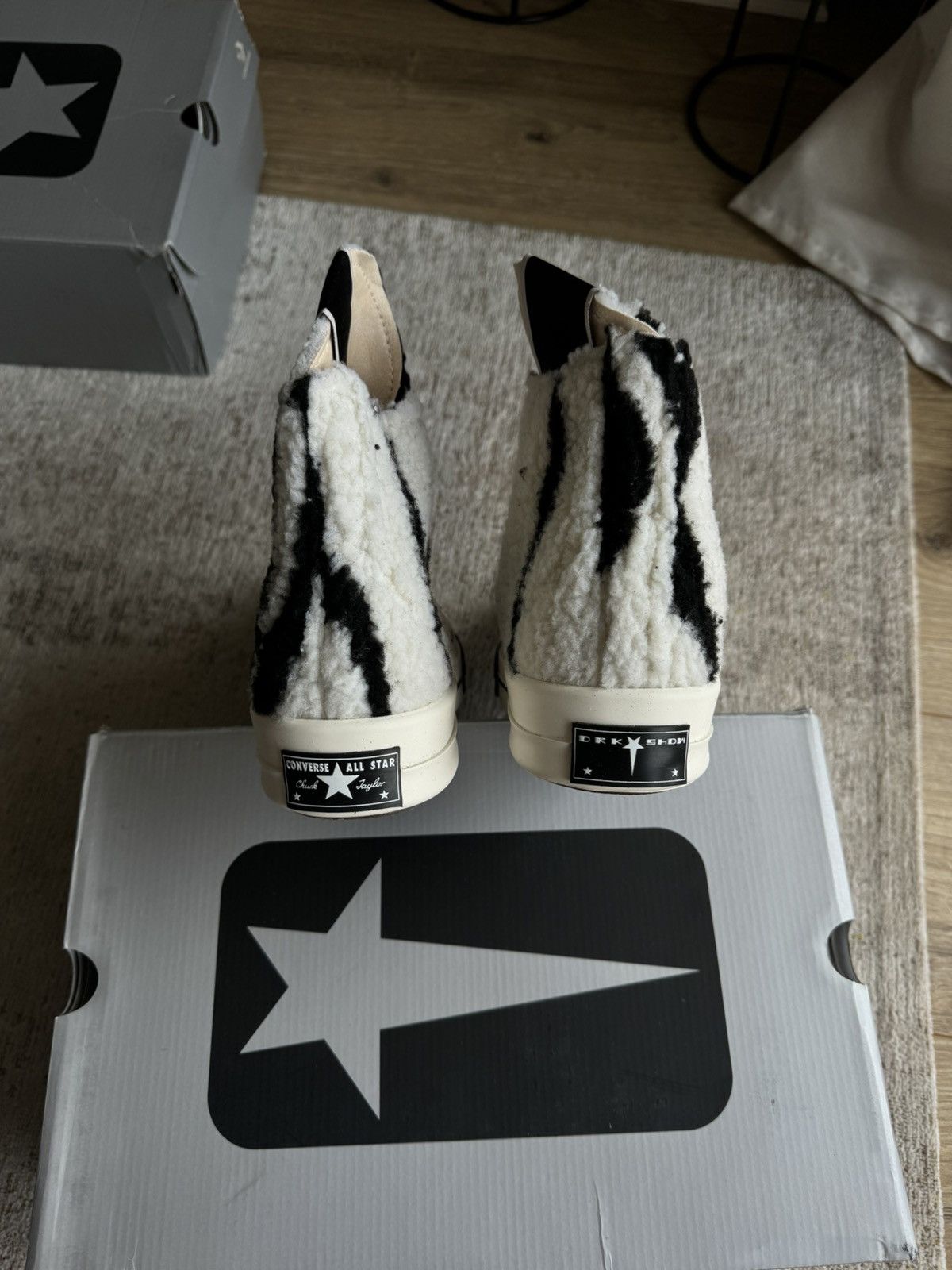 Converse × Rick Owens × Rick Owens Drkshdw RICK OWENS X CONVERSE 41 Size US 8 / EU 41 - 6 Thumbnail