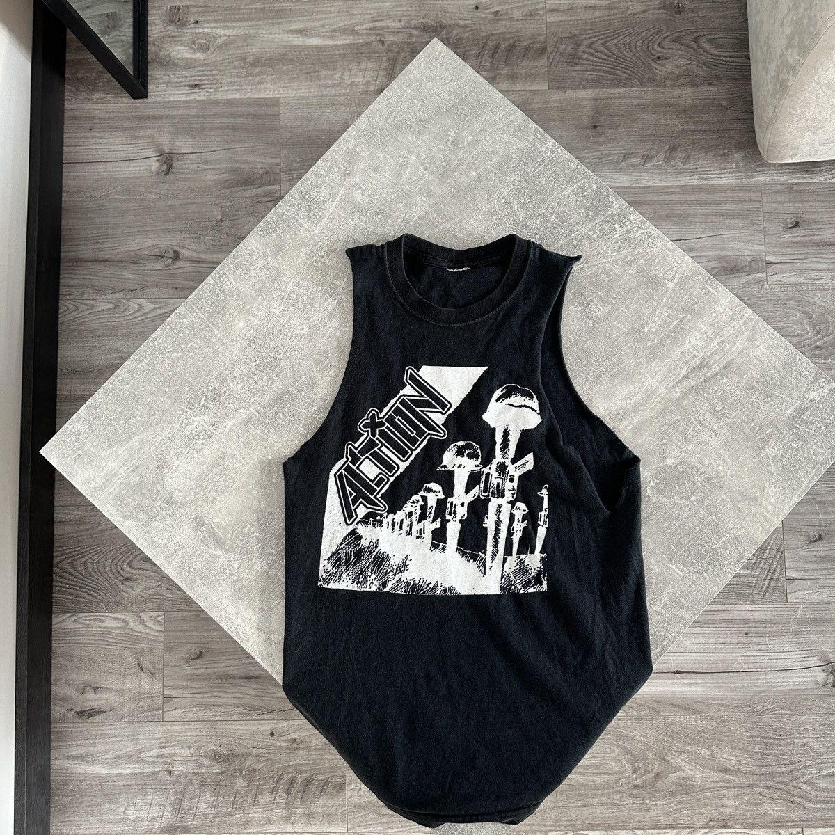 Band Tees Vintage 00s Action! Heavy metal band tank top tee y2k rare Size US S / EU 44-46 / 1 - 1 Thumbnail