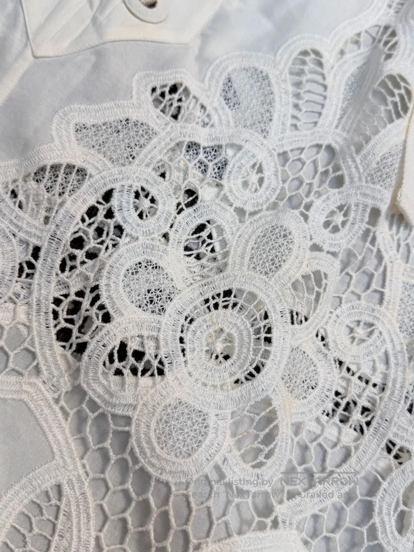 Other Vintage White Long-Sleeve Shirt. Size M / US 6-8 / IT 42-44 - 2 Thumbnail