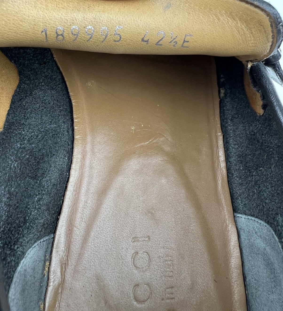 Gucci GUCCI Loafers Leather Slip Ons Shoes Web Stripe Black Men’s Size US 9 / EU 42 - 23 Thumbnail