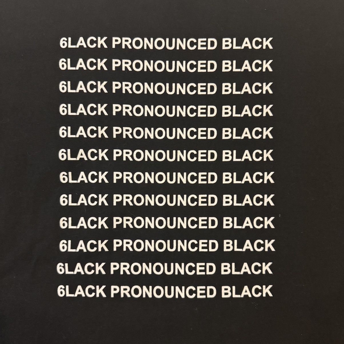 Band Tees × Rap Tees ‘6lack Pronounced Black’ Long Sleeve Tee Size US XL / EU 56 / 4 - 4 Thumbnail