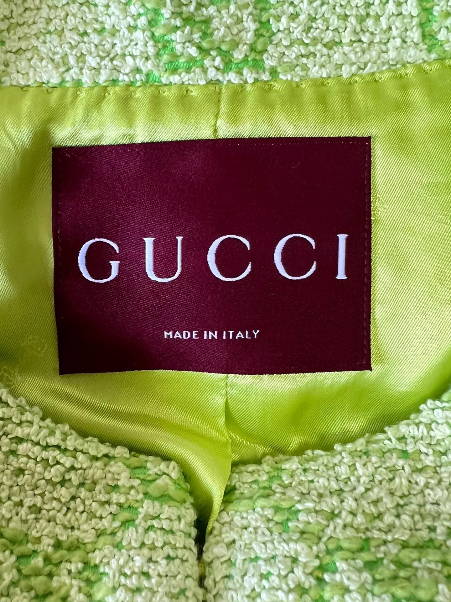 Gucci Gucci Green Tweed Double G Print Women's Vest + Shorts Set Size S / US 4 / IT 40 - 6 Thumbnail