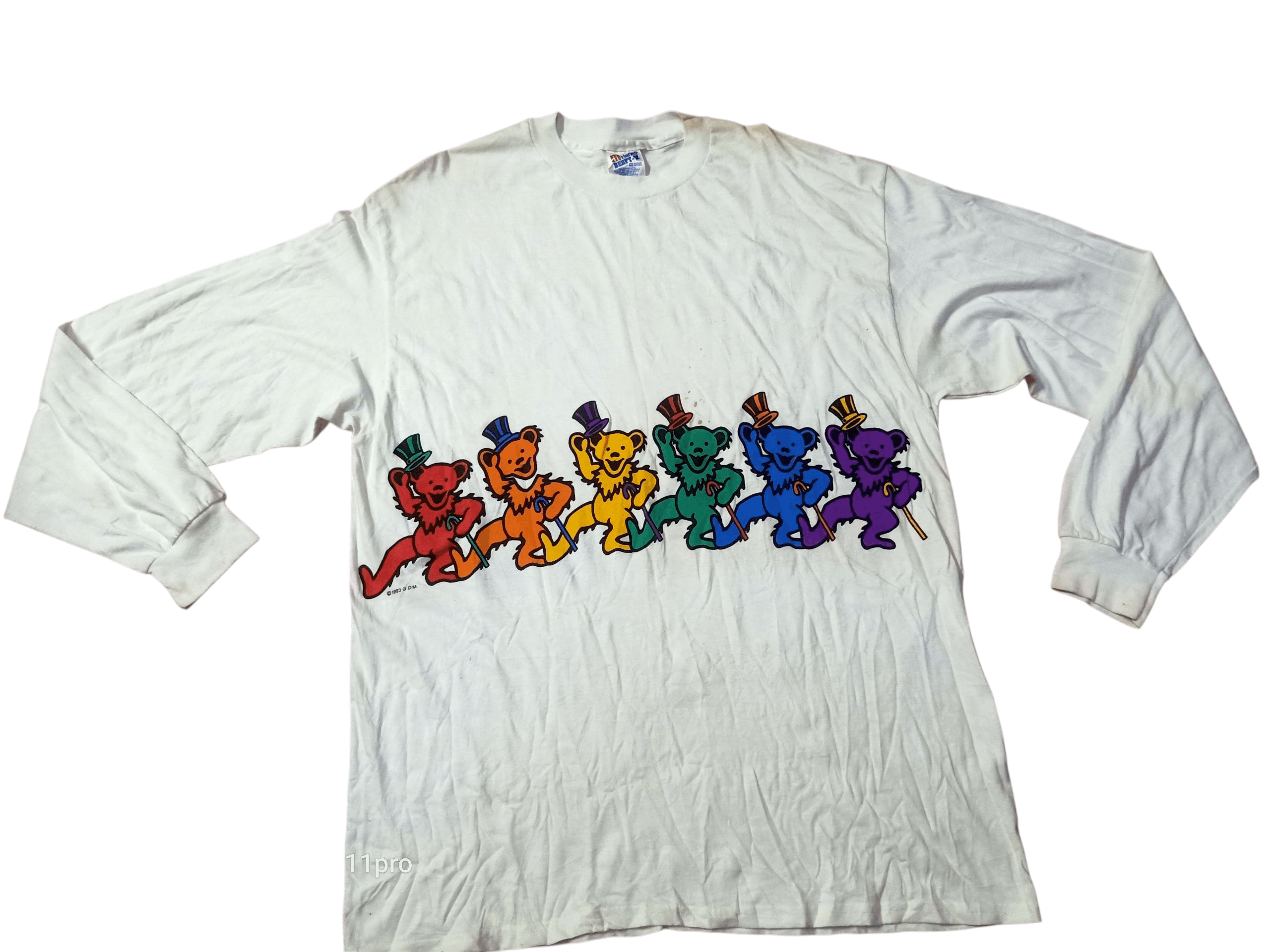 Band Tees 💥Vintage Gratefull Dead 1993 Spell Out Band Longsleeve💥 Size US XL / EU 56 / 4 - 2 Thumbnail