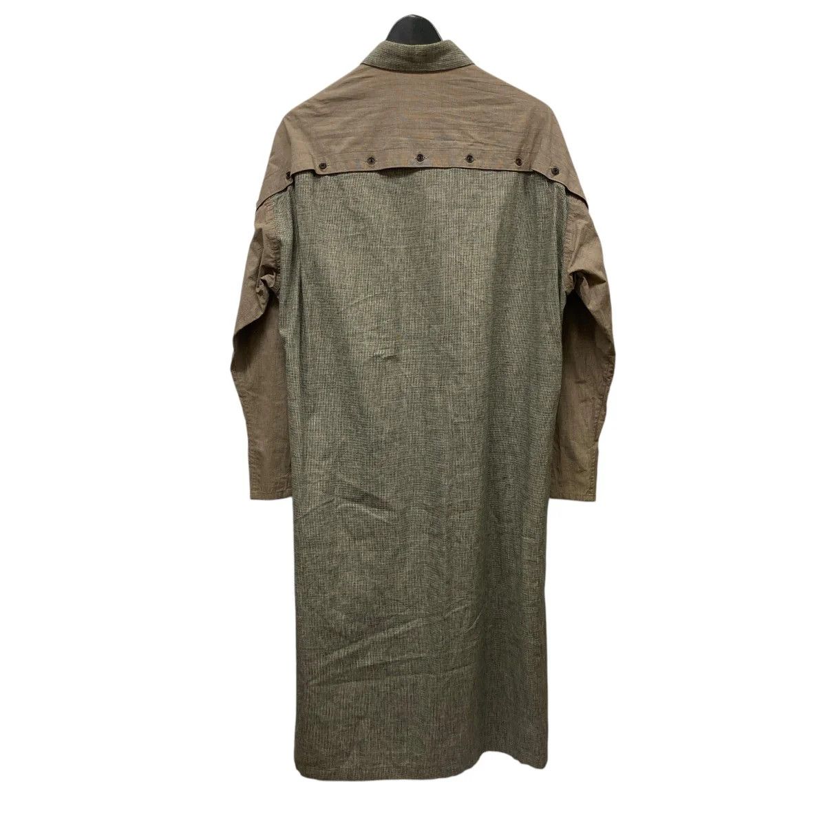 Yohji Yamamoto B Yohji Yamamoto Check switching long shirt Size US S / EU 44-46 / 1 - 2 Thumbnail
