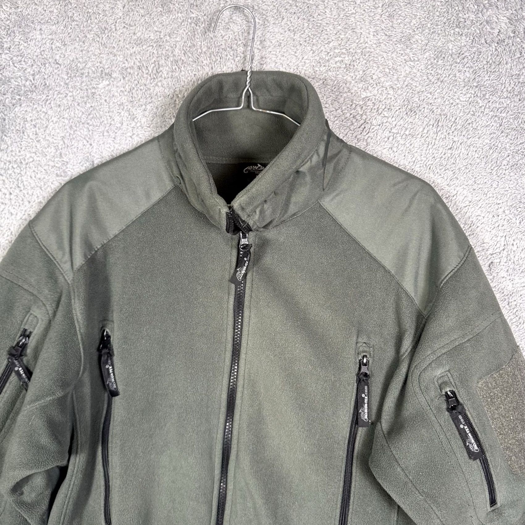 Vintage Helikon-Tex Liberty Heavy Fleece Jacket S Combat Military Green Tech Tactical Size US S / EU 44-46 / 1 - 2 Thumbnail