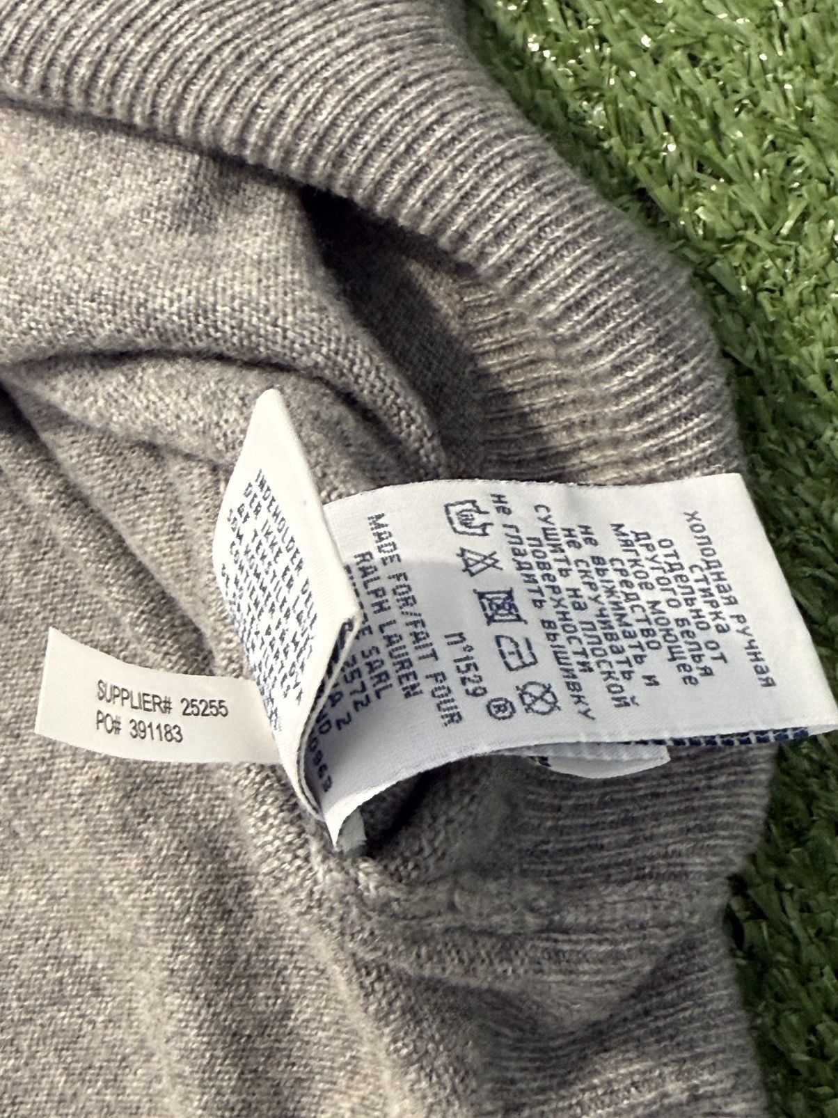 Polo Ralph Lauren Polo Ralph Lauren Halfzip Merino Wool Gray Men Size US XXL / EU 58 / 5 - 7 Thumbnail