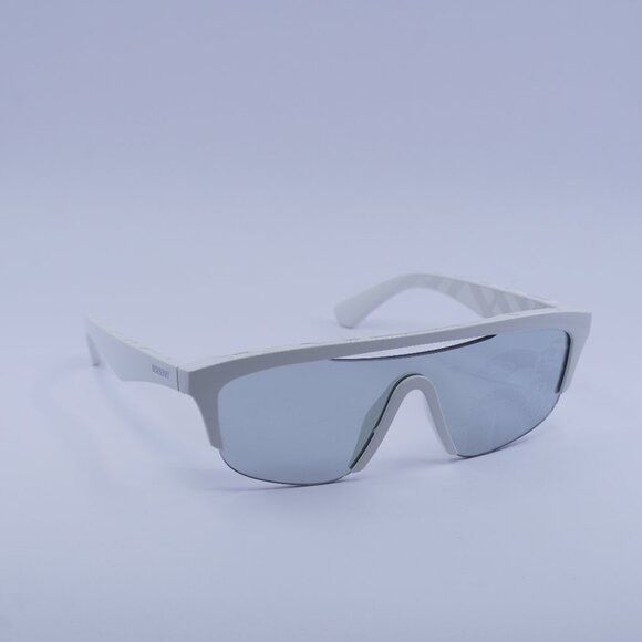 Burberry Burberry BE4460U 4172/69 Sunglasses White Shield Frame Size ONE SIZE - 1 Thumbnail