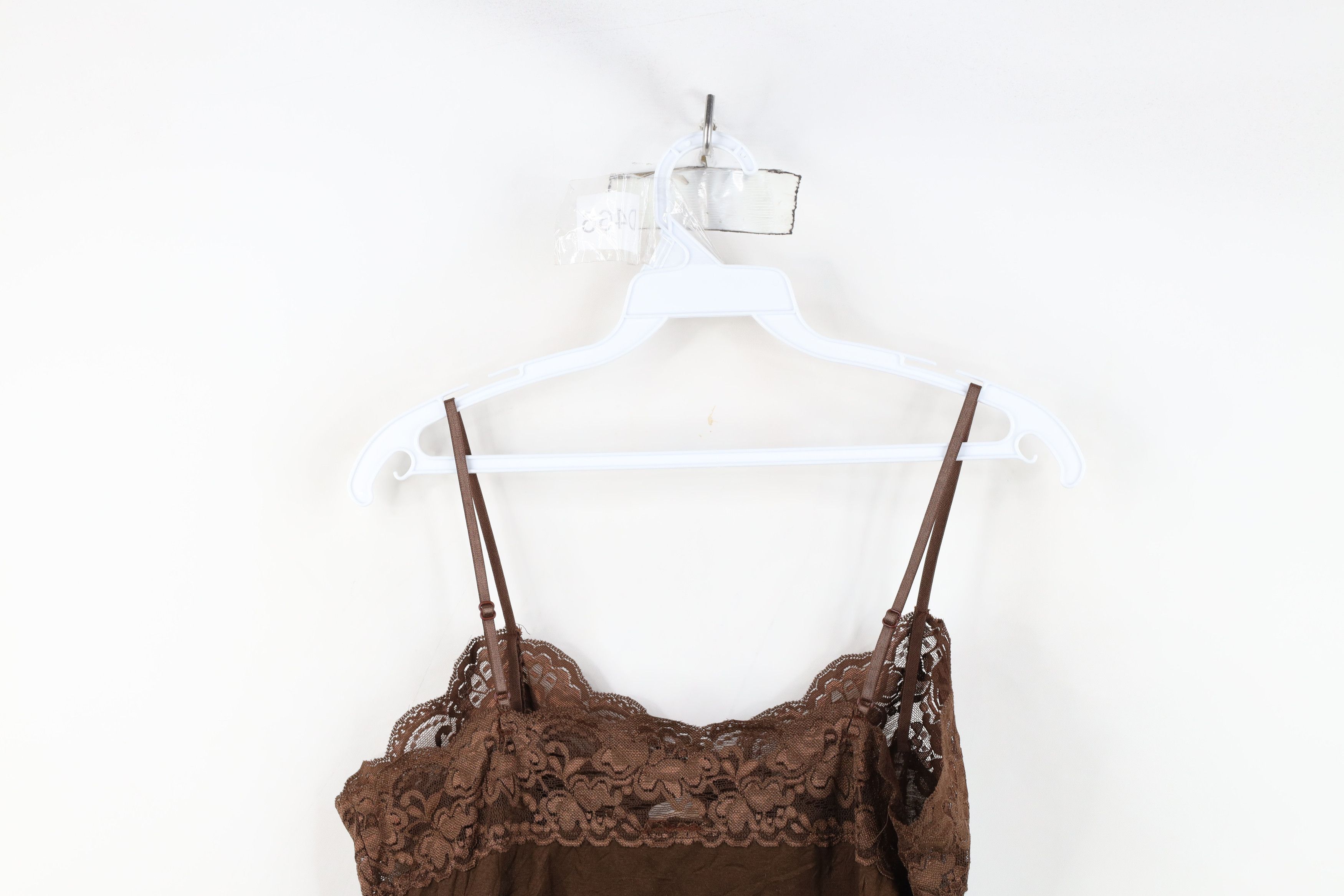 Vintage Vintage 90s Y2K Babydoll Fairy Lace Cropped Tank Top USA Size L / US 10 / IT 46 - 12 Thumbnail