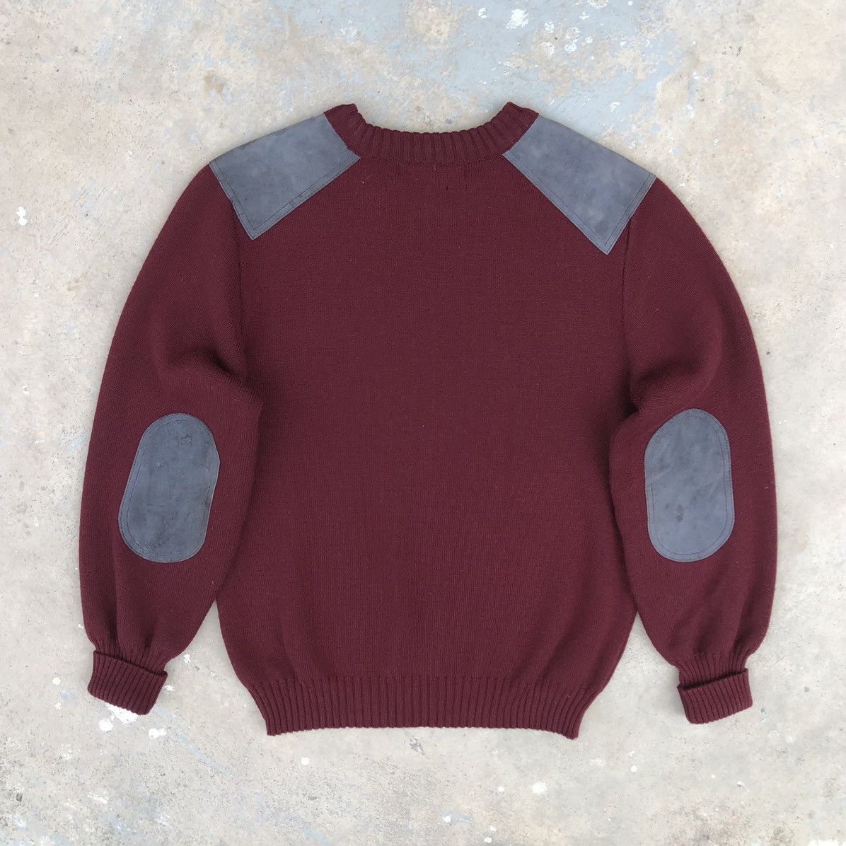 Burberry VTG Burberrys 100% Pure Wool With Burgundy Inserts Leather Size US M / EU 48-50 / 2 - 5 Thumbnail