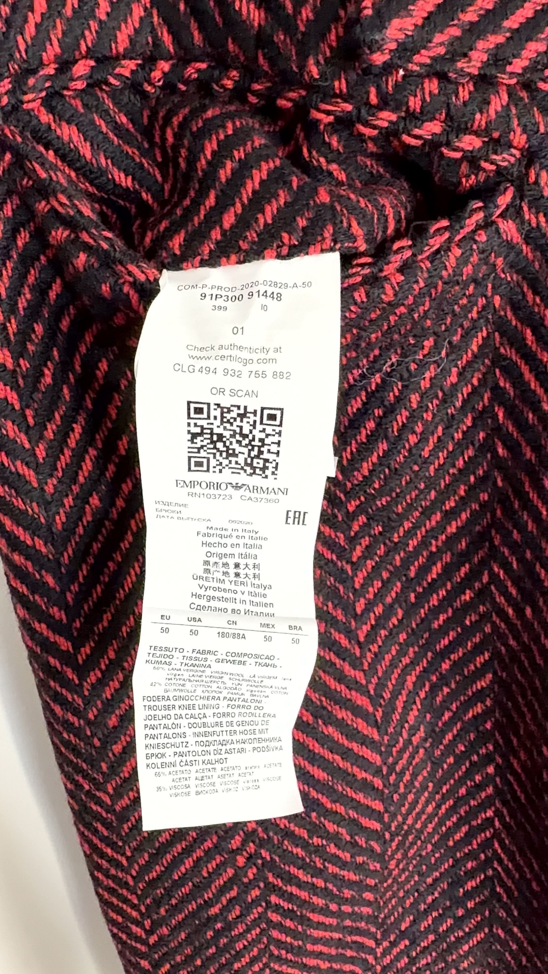Emporio Armani Emporio Armani Loose Fit Trousers Size US 32 / EU 48 - 4 Thumbnail