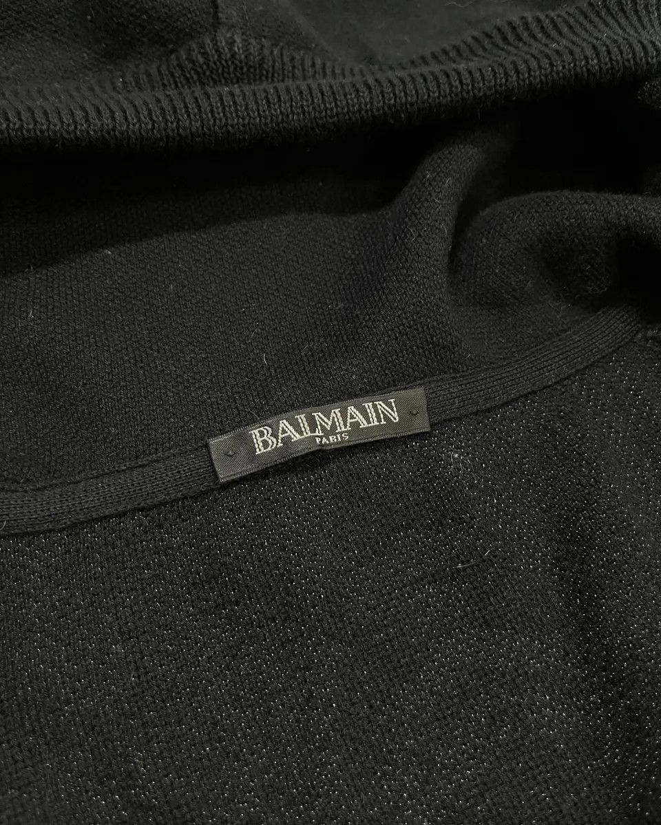 Balmain SS2017 Balmain Metallic Zip-Up Black Marble Effect Hoodie Size US L / EU 52-54 / 3 - 9 Thumbnail