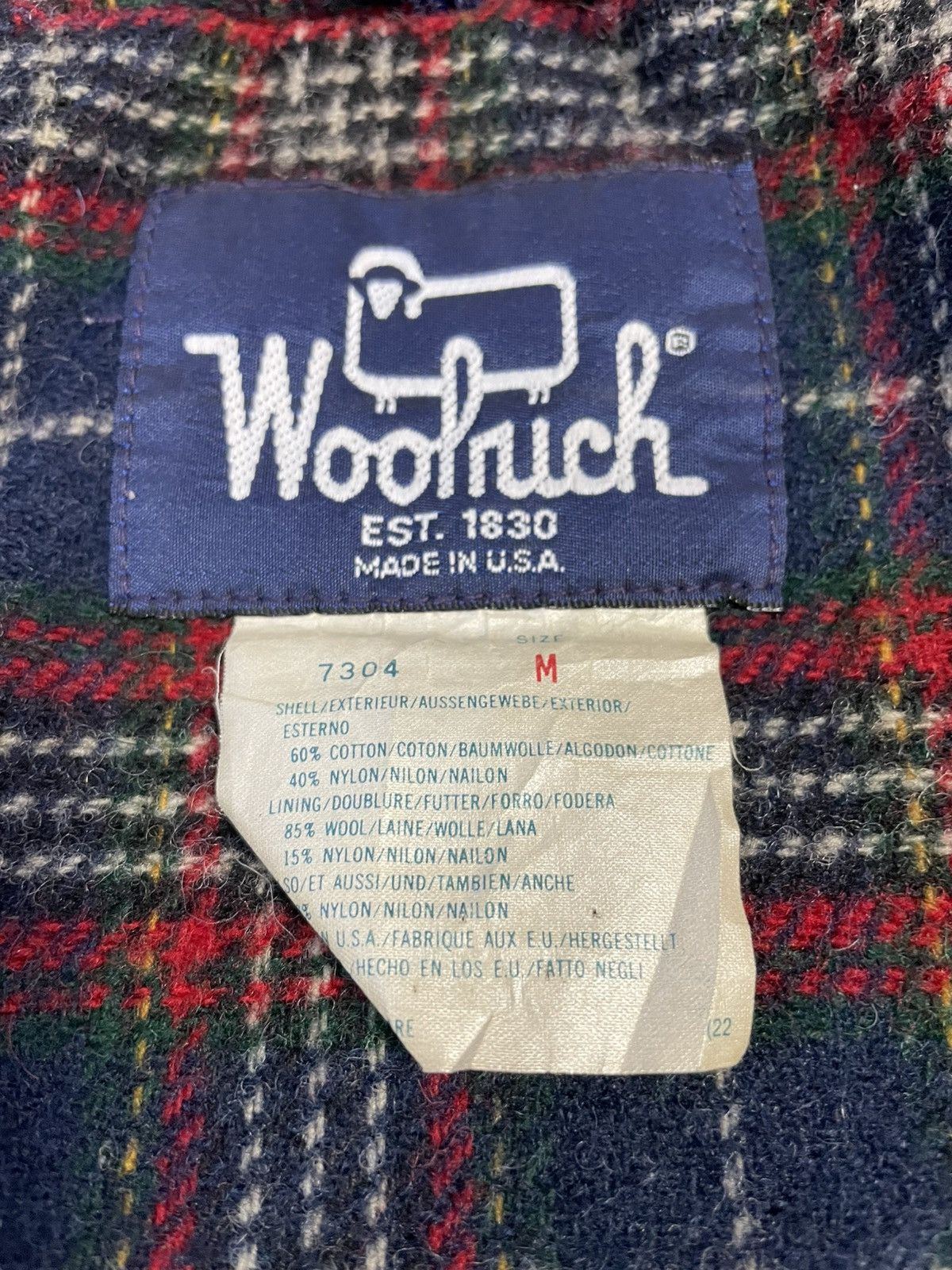Woolrich Woolen Mills Woolrich Wool Lined Parka Hooded Jacket Size US M / EU 48-50 / 2 - 6 Thumbnail