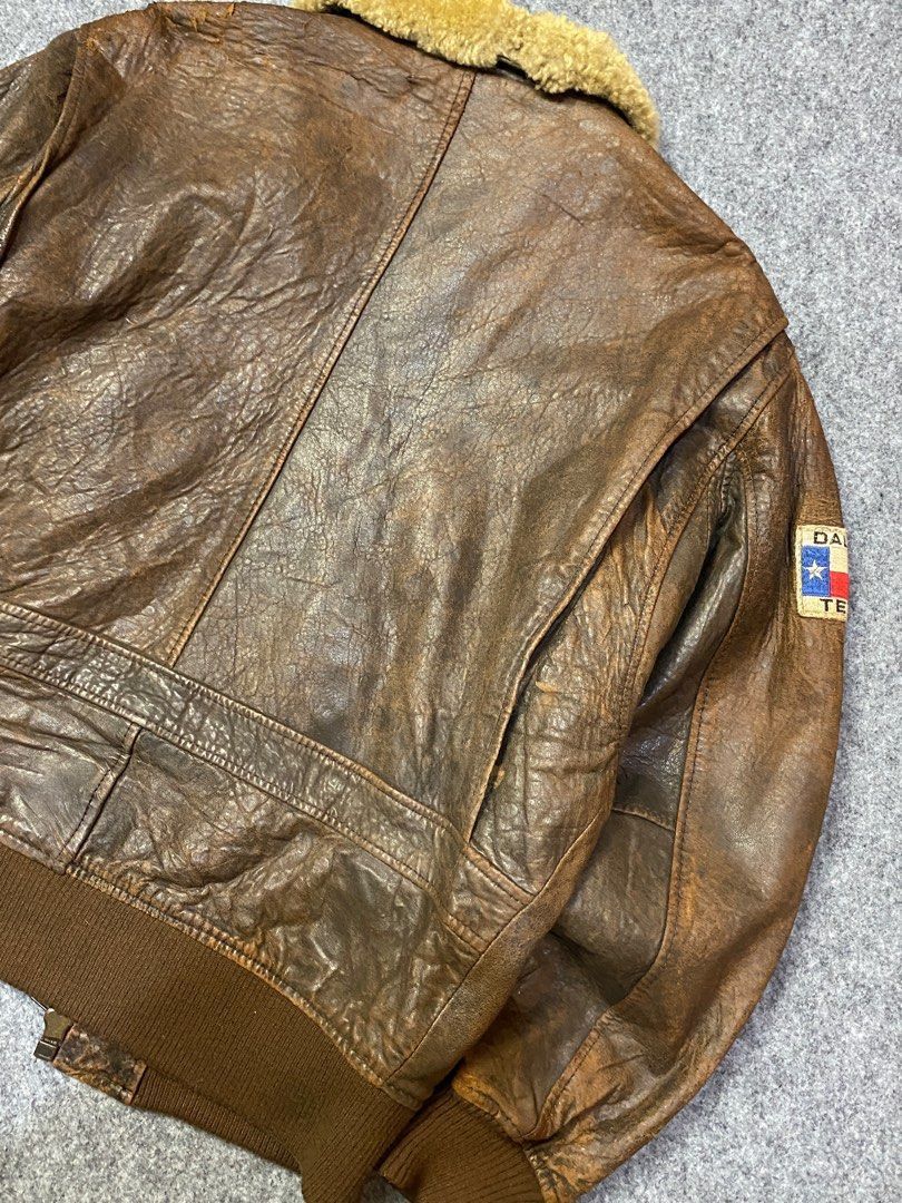 Avirex Avirex G-1 leather jacket 80 style amargedon style Size US L / EU 52-54 / 3 - 10 Thumbnail