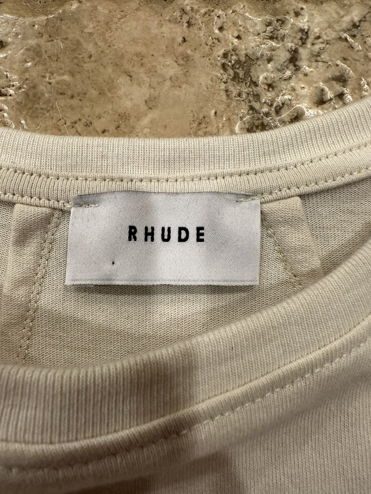Rhude Rhude Destination Boating Classic Saint Barths Cream T-Shirt Size US XL / EU 56 / 4 - 8 Thumbnail