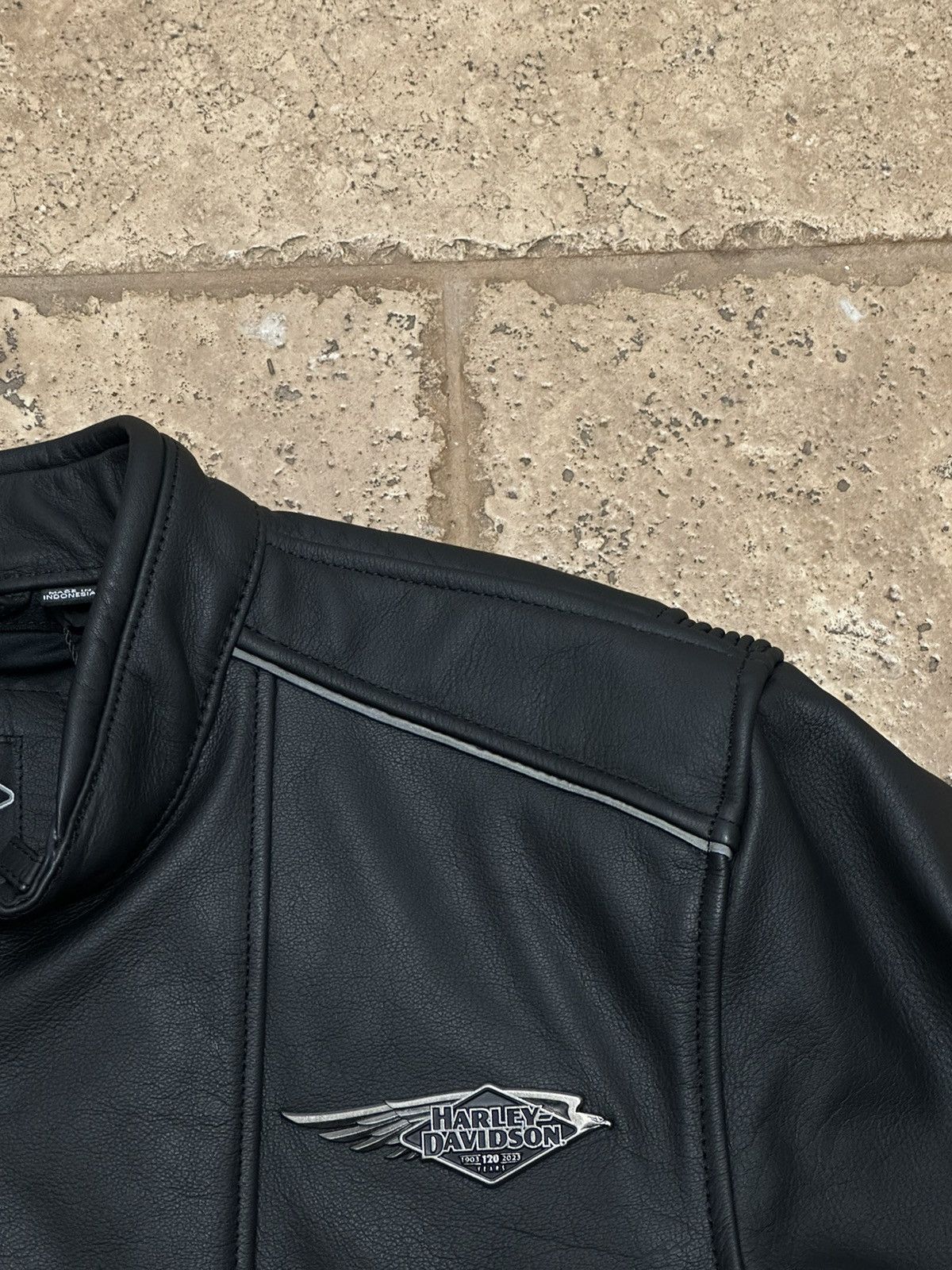 Harley Davidson Harley Davidson 120th Anniversary Revelry Leather Jacket XL Size US XL / EU 56 / 4 - 7 Thumbnail