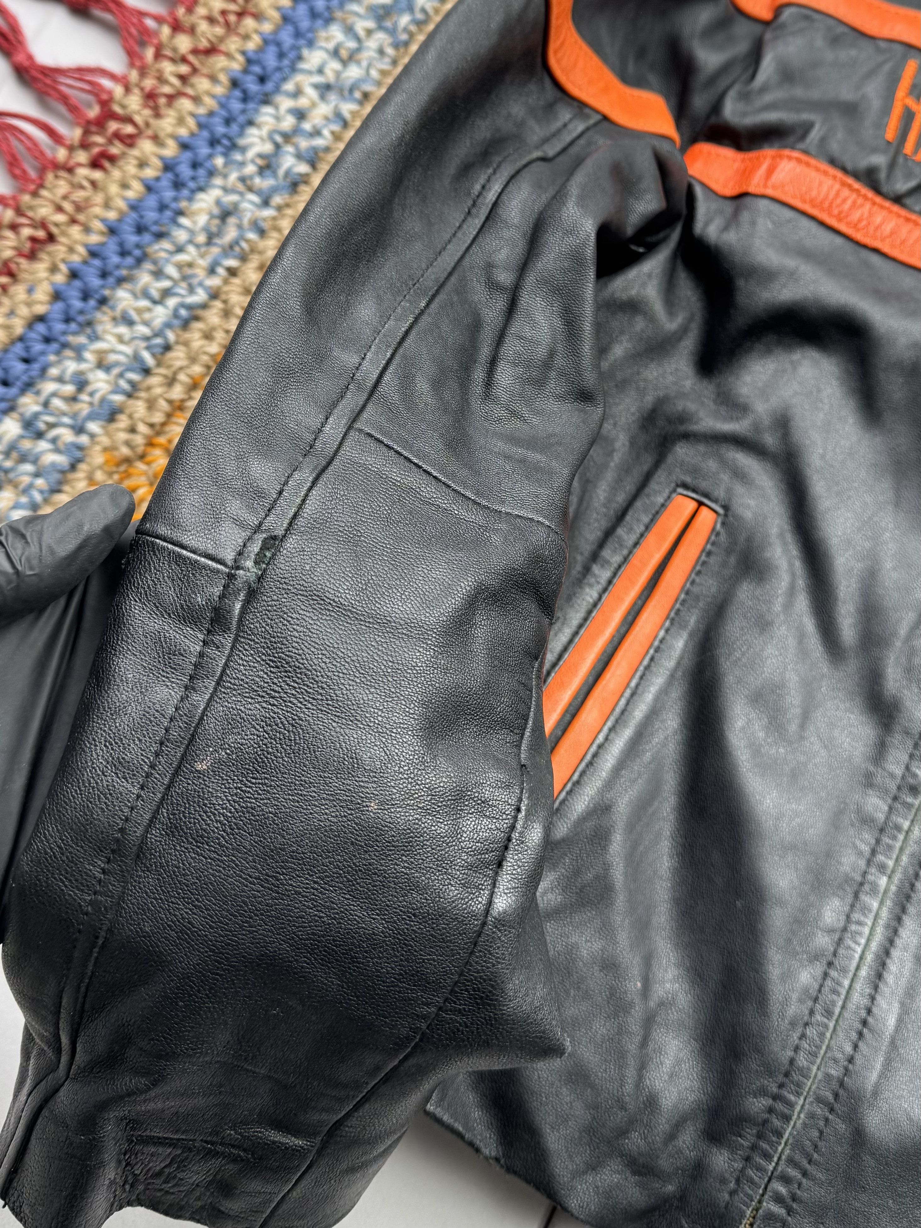 Vintage Vintage Racing Moto Jacket (E4) Size M / US 6-8 / IT 42-44 - 5 Thumbnail