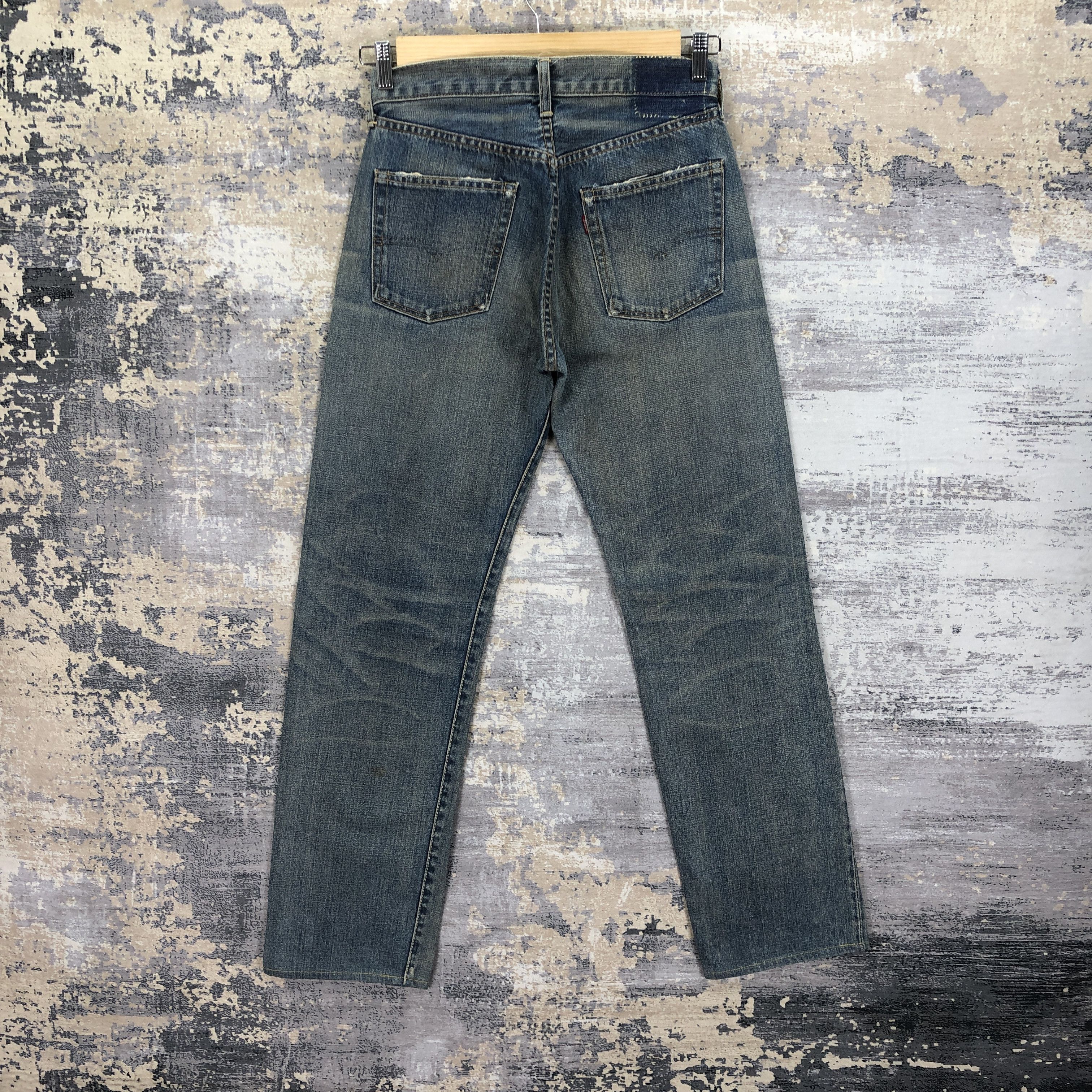 Levi's Distressed Levis 501 Jeans Selvedge Levi's 501 Redline Denim Size 28" / US 6 / IT 42 - 2 Thumbnail
