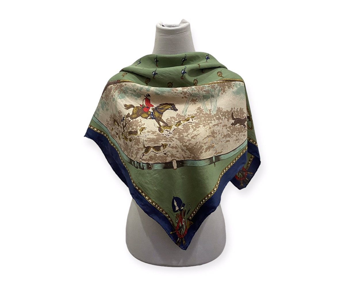 Vintage Vintage RareDesign Scarf/Scarves/Pocket Square/Handkerchief Size ONE SIZE - 1 Thumbnail