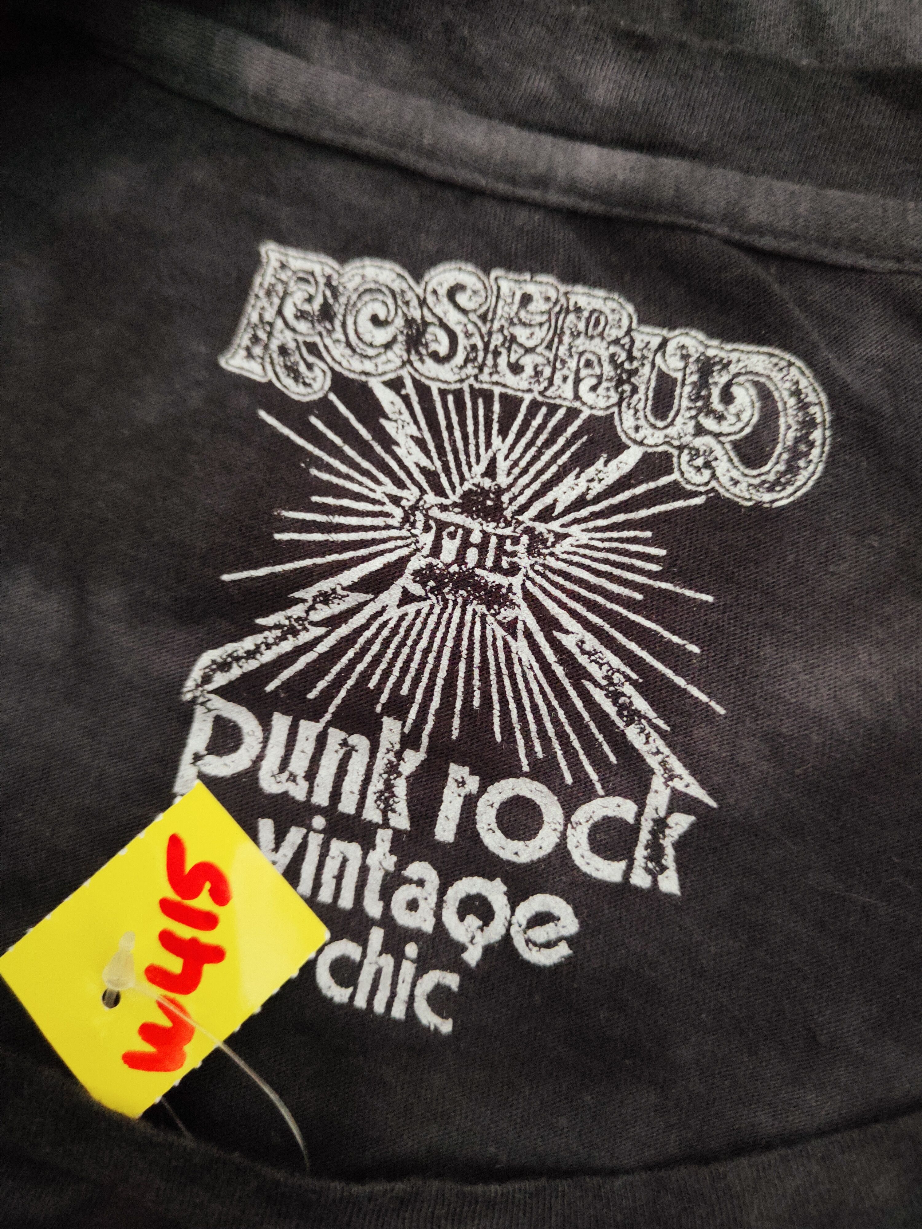 Japanese Brand Rosebud Black Short Sleeve T-shirts #W415 Size L / US 10 / IT 46 - 12 Thumbnail