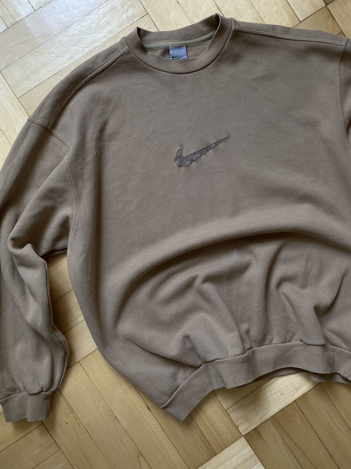 Nike × Vintage Vintage Nike Swoosh Big Logo Men’s Sweater Size US XL / EU 56 / 4 - 4 Thumbnail