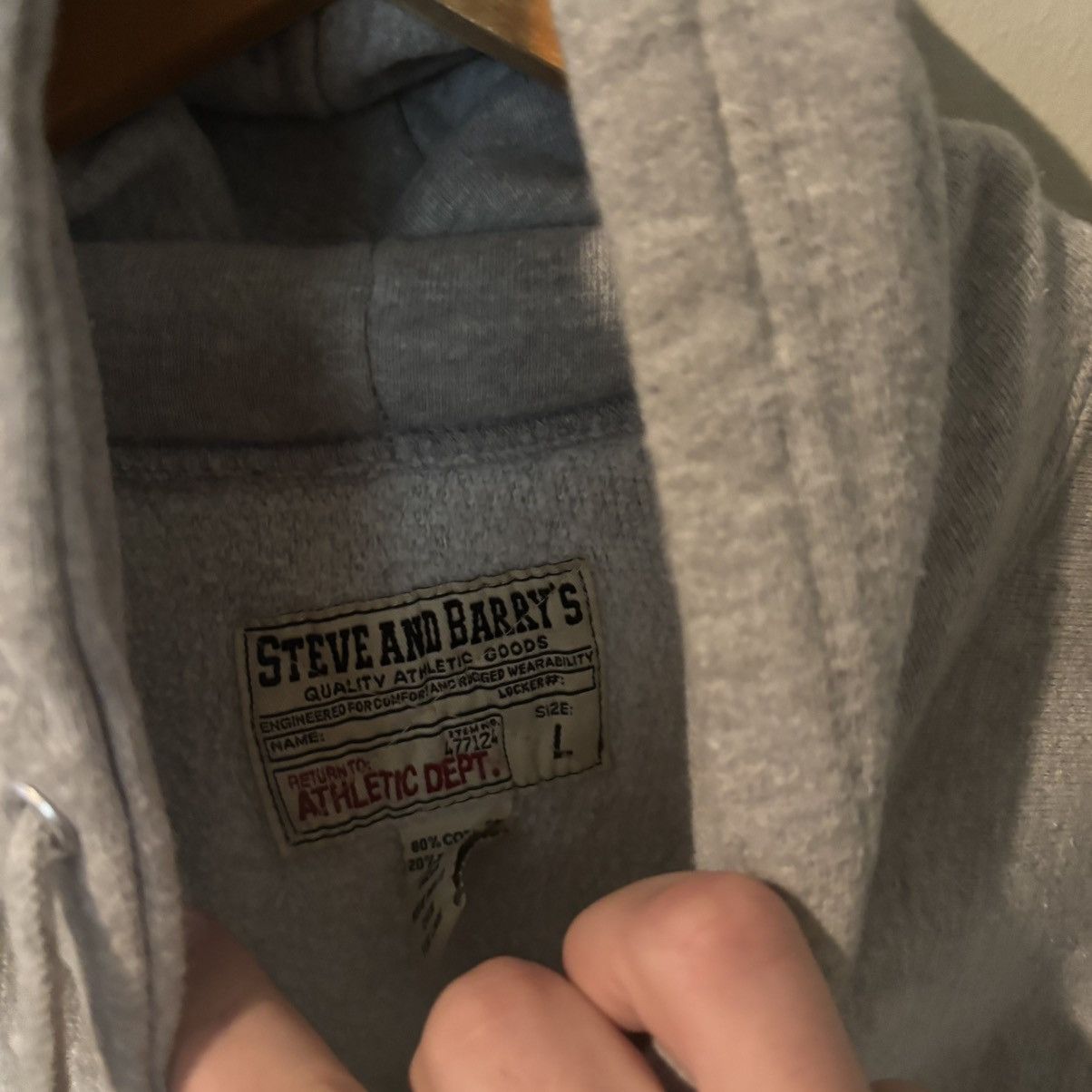 Steve And Barrys 2000s Steve & Barry’s Reverse Weave Notre Dame Sweatshirt Size US L / EU 52-54 / 3 - 2 Thumbnail