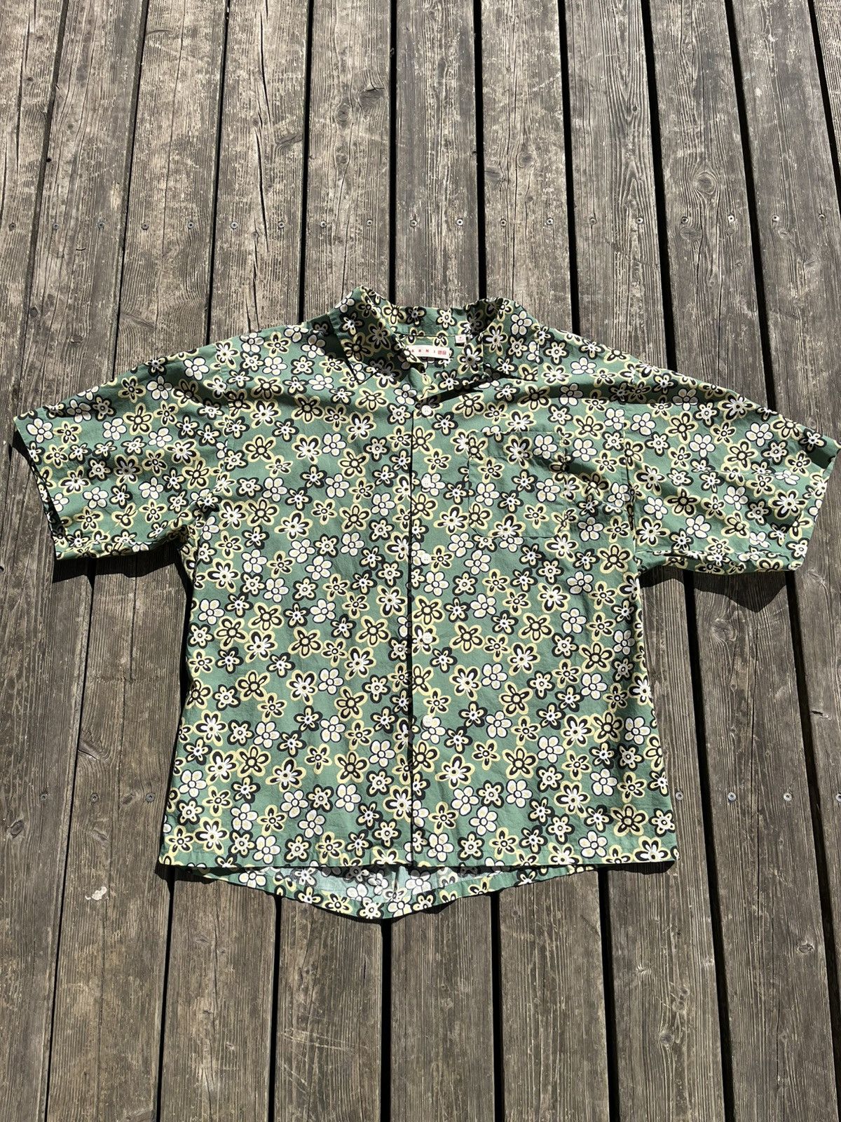 Marni × Uniqlo Uniqlo x Marni short sleeved floral shirt Size US M / EU 48-50 / 2 - 1 Thumbnail
