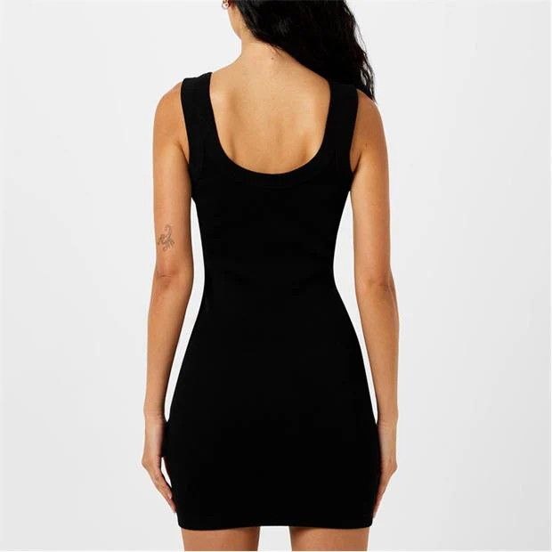 o1g2r1mq0824 Tank Mini Dress in Black