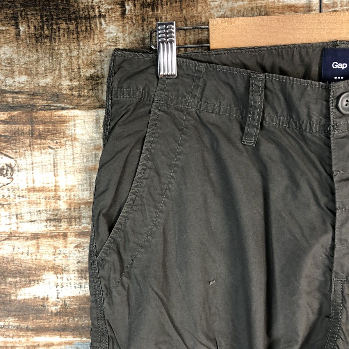 Gap Gap Grey Cargo Multipocket utility tactical Pants #A2455 Size US 31 - 7 Thumbnail