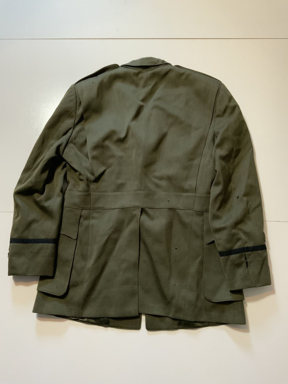 Vintage Vintage 40s 50s WWII Lan-C-Air Davis USN Wool 2PC Set Suit Size 42R - 3 Thumbnail