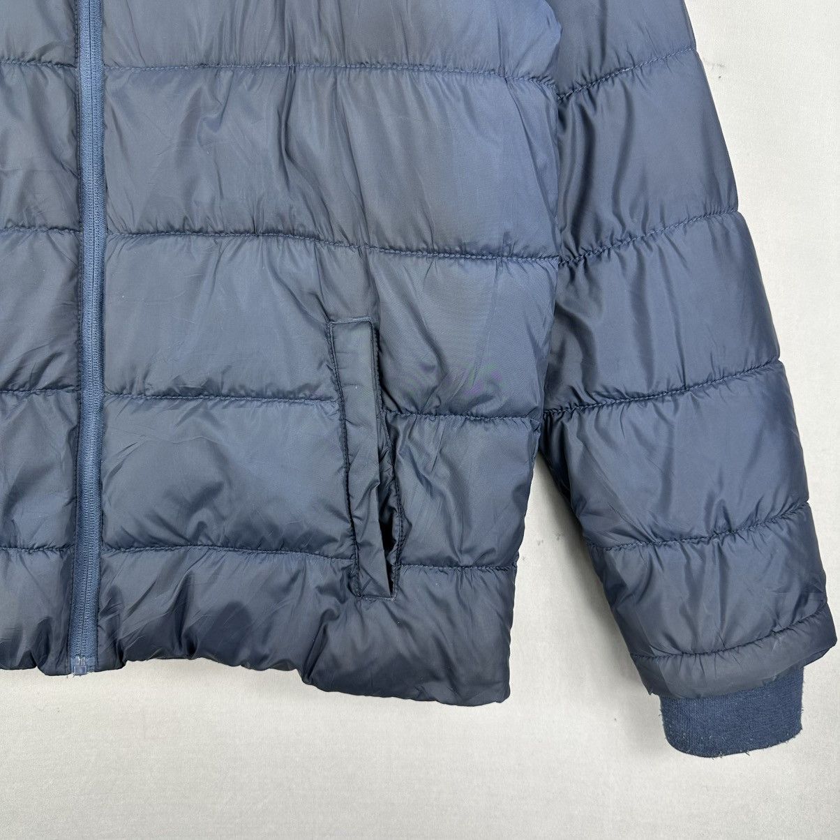 George Vintage Puffer Zipper Jacket Hoodie by George Size US L / EU 52-54 / 3 - 3 Thumbnail