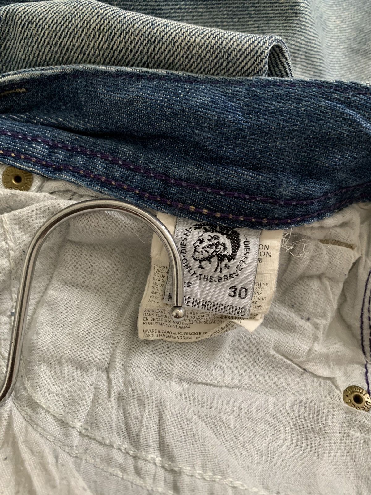 Diesel Diesel Industry Reguler Faded Blue Jeans Size US 30 / EU 46 - 6 Thumbnail