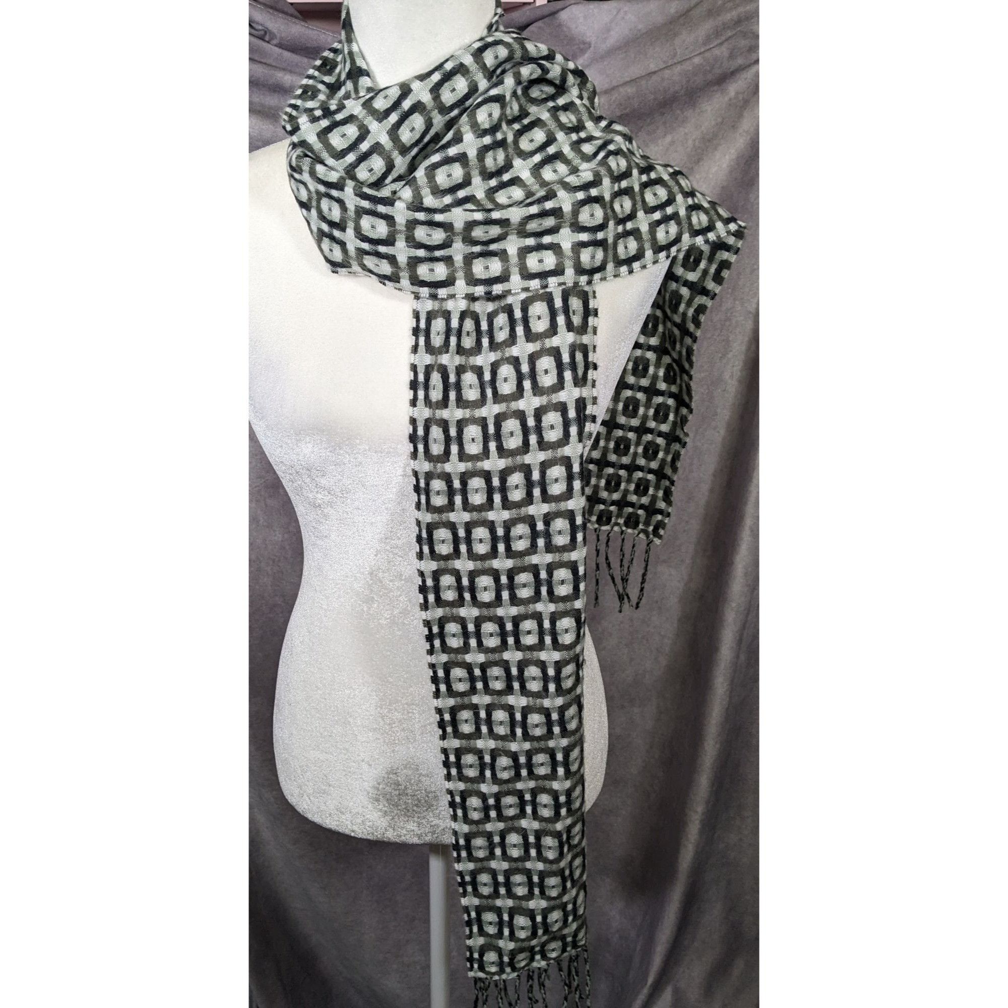 Other D&Y Softer Than Cashmere Geometric Korean Scarf Size ONE SIZE - 6 Thumbnail