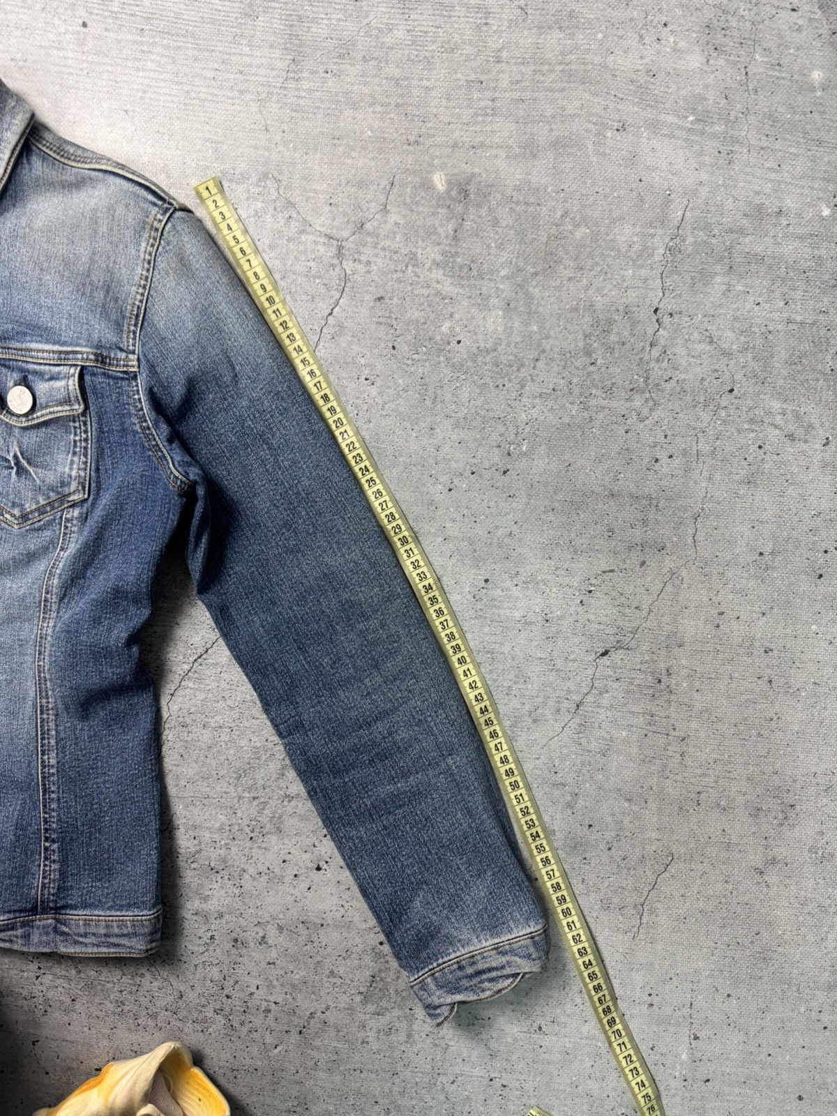 Miss Sixty Vintage Y2K Miss Sixty Denim Biker Jacket Washed Avantgarde Size L / US 10 / IT 46 - 9 Thumbnail