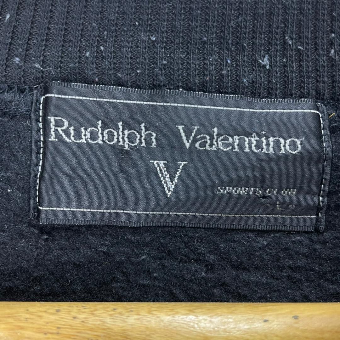 Valentino Vintage Rudolph Valentino Embroided Logo Sweatshirt Size US L / EU 52-54 / 3 - 7 Thumbnail