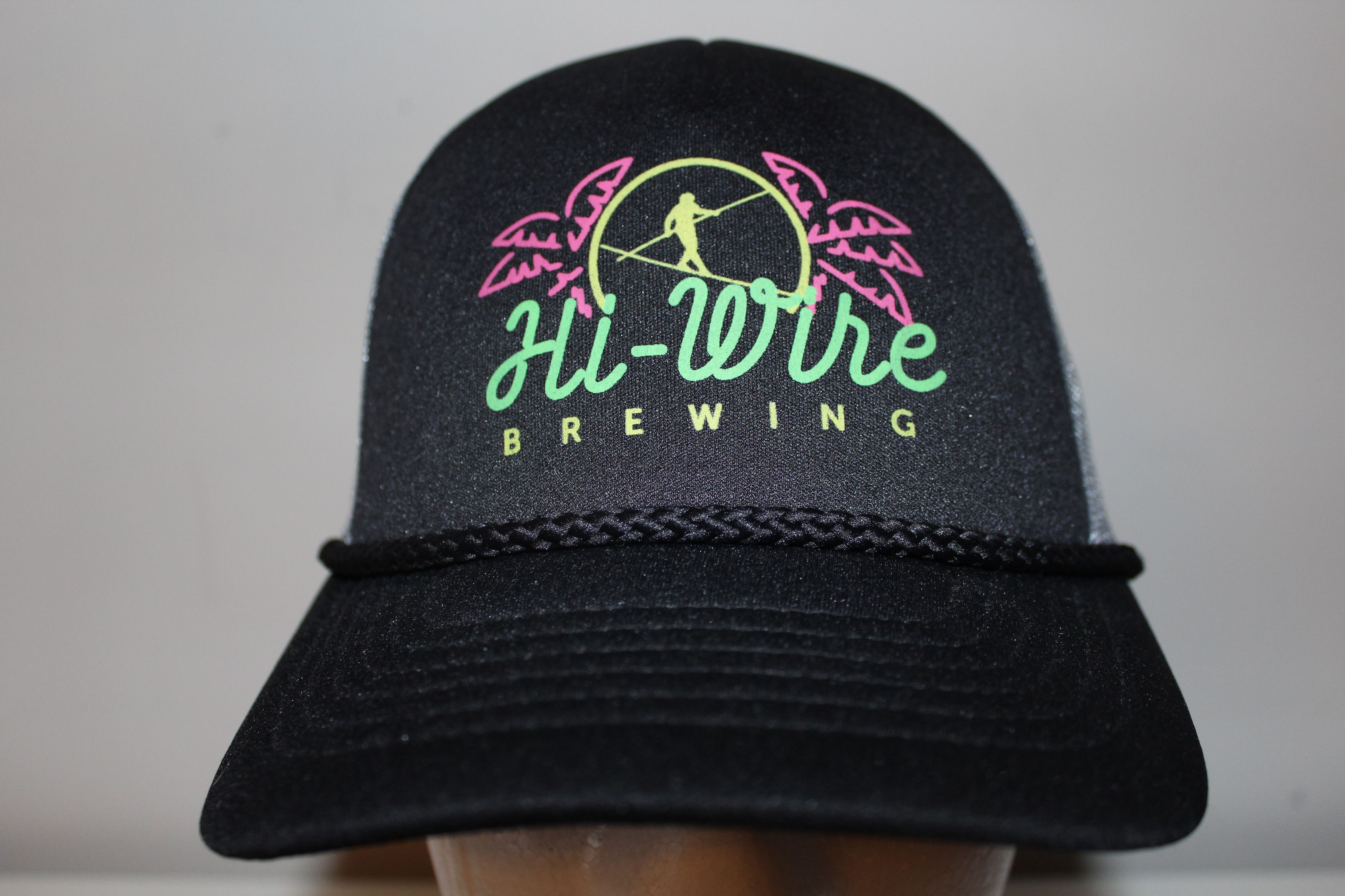 Other Hi-Wire Brewing Company Black Gray Trucker Mesh Hat Size ONE SIZE - 2 Thumbnail